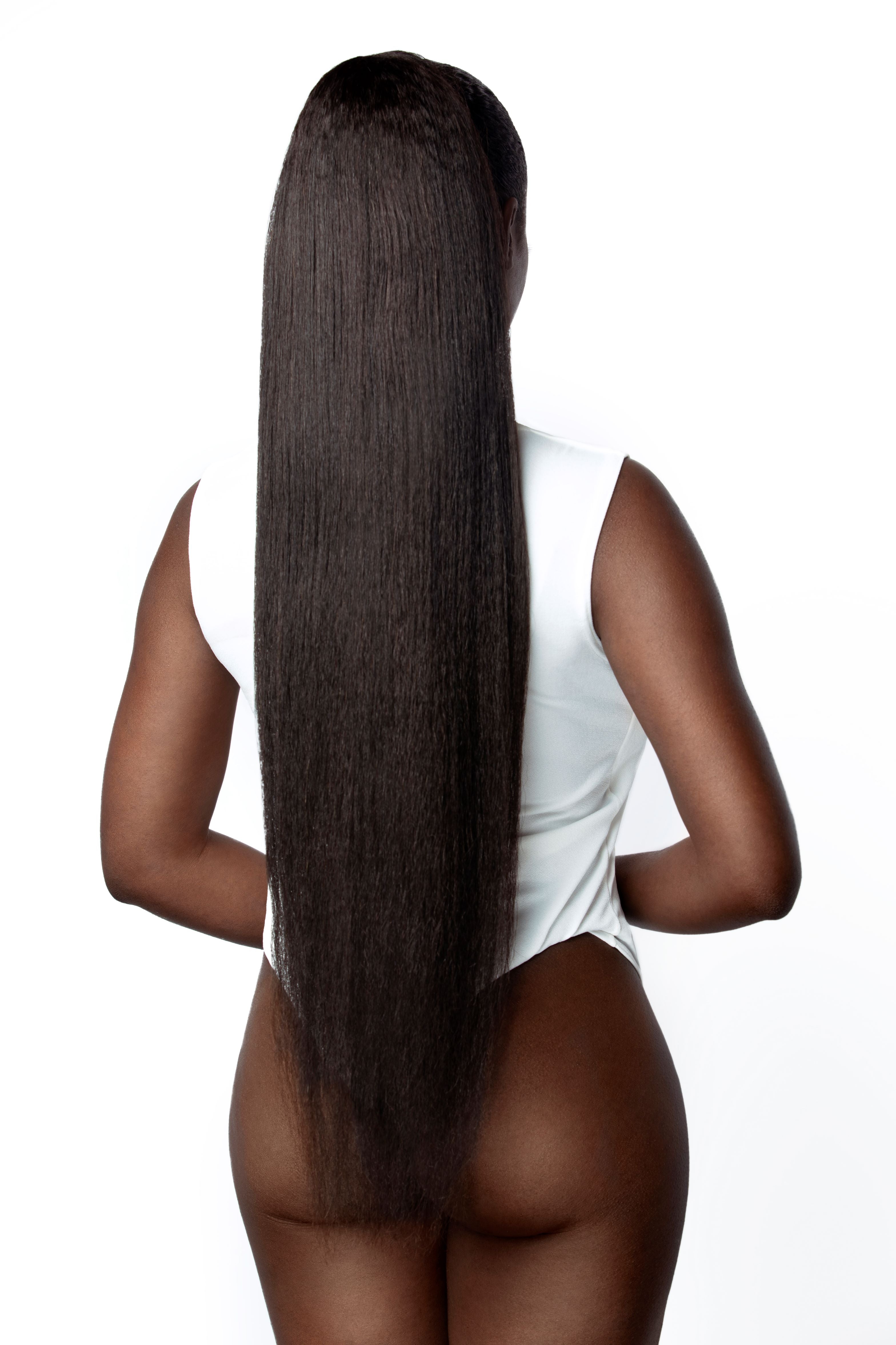 Kinky Straight Yaki Drawstring Ponytail