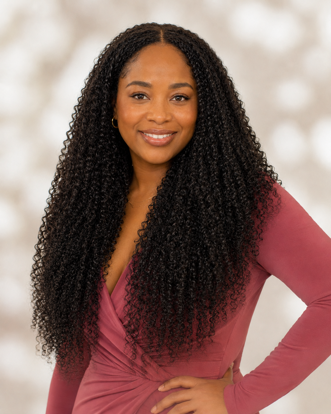 Curly Microlinks (I-tip) Extensions- Kinky Curly Straight Coarse Afro