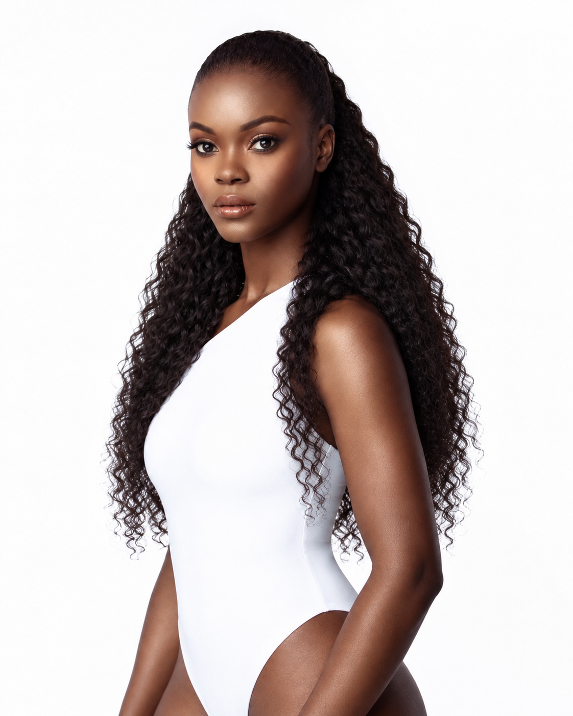 Brazilian Curly Wavy Drawstring Ponytail