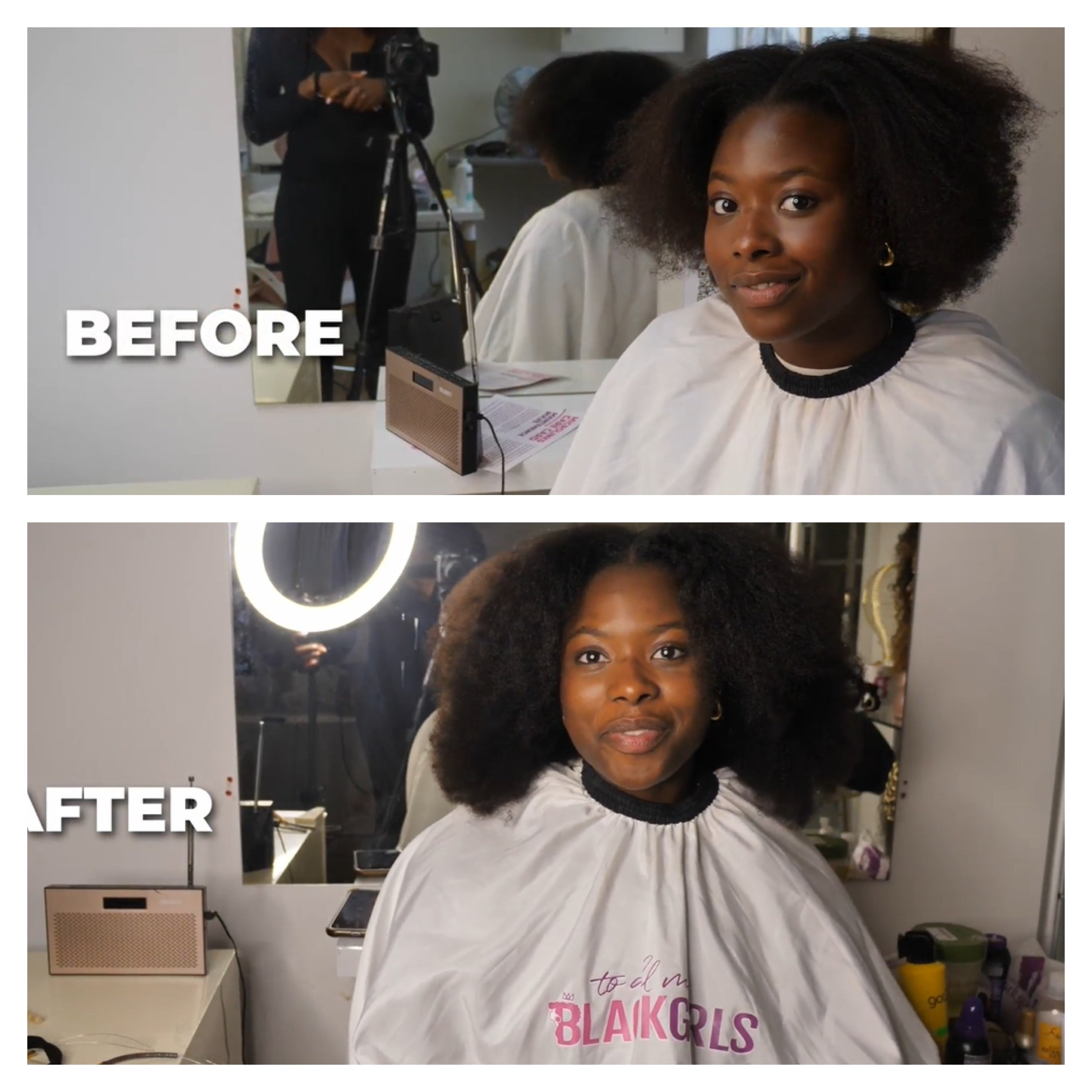 Curly Microlinks (I-tip) Extensions- Kinky Curly Straight Coarse Afro