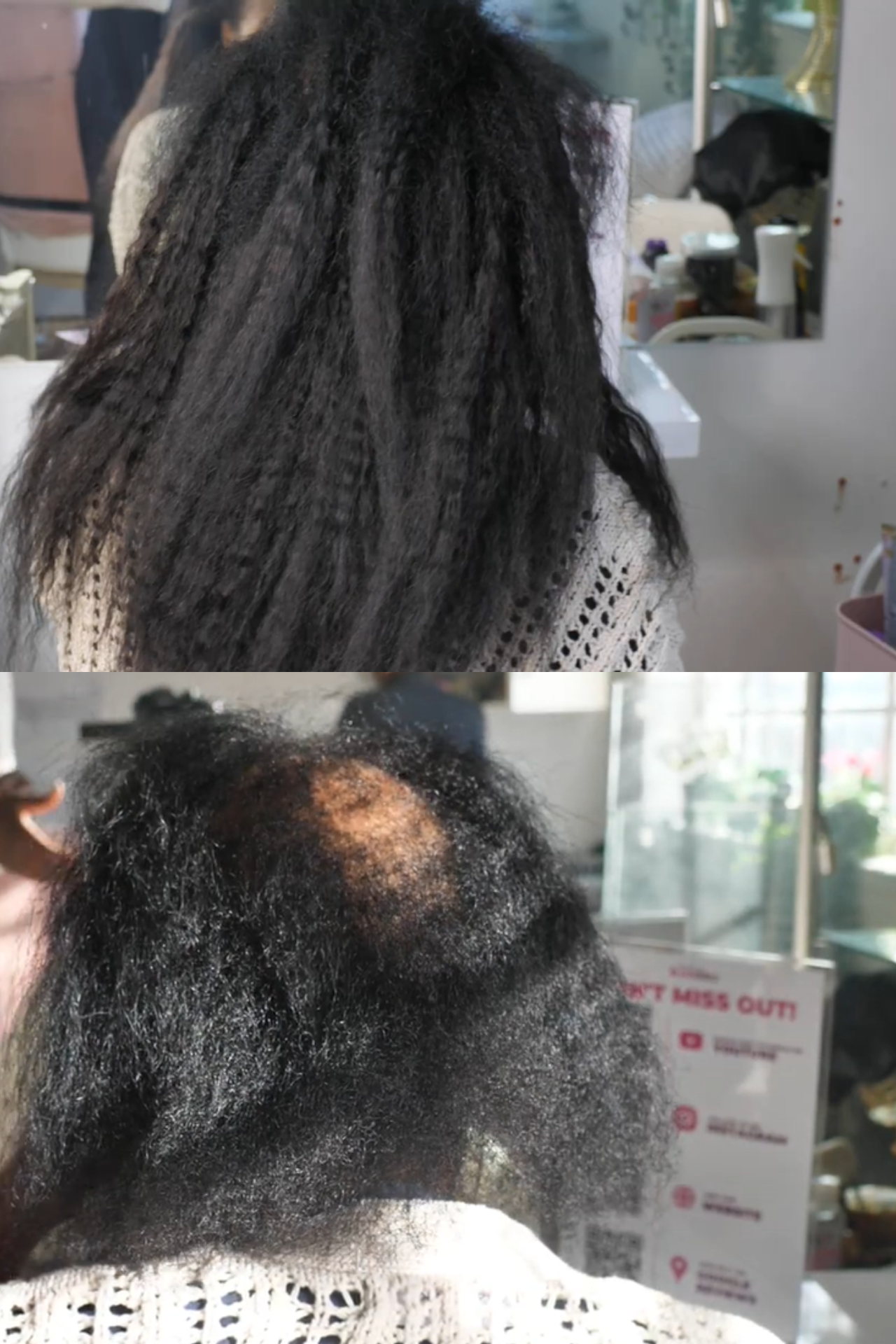 Curly Microlinks (I-tip) Extensions- Kinky Curly Straight Coarse Afro