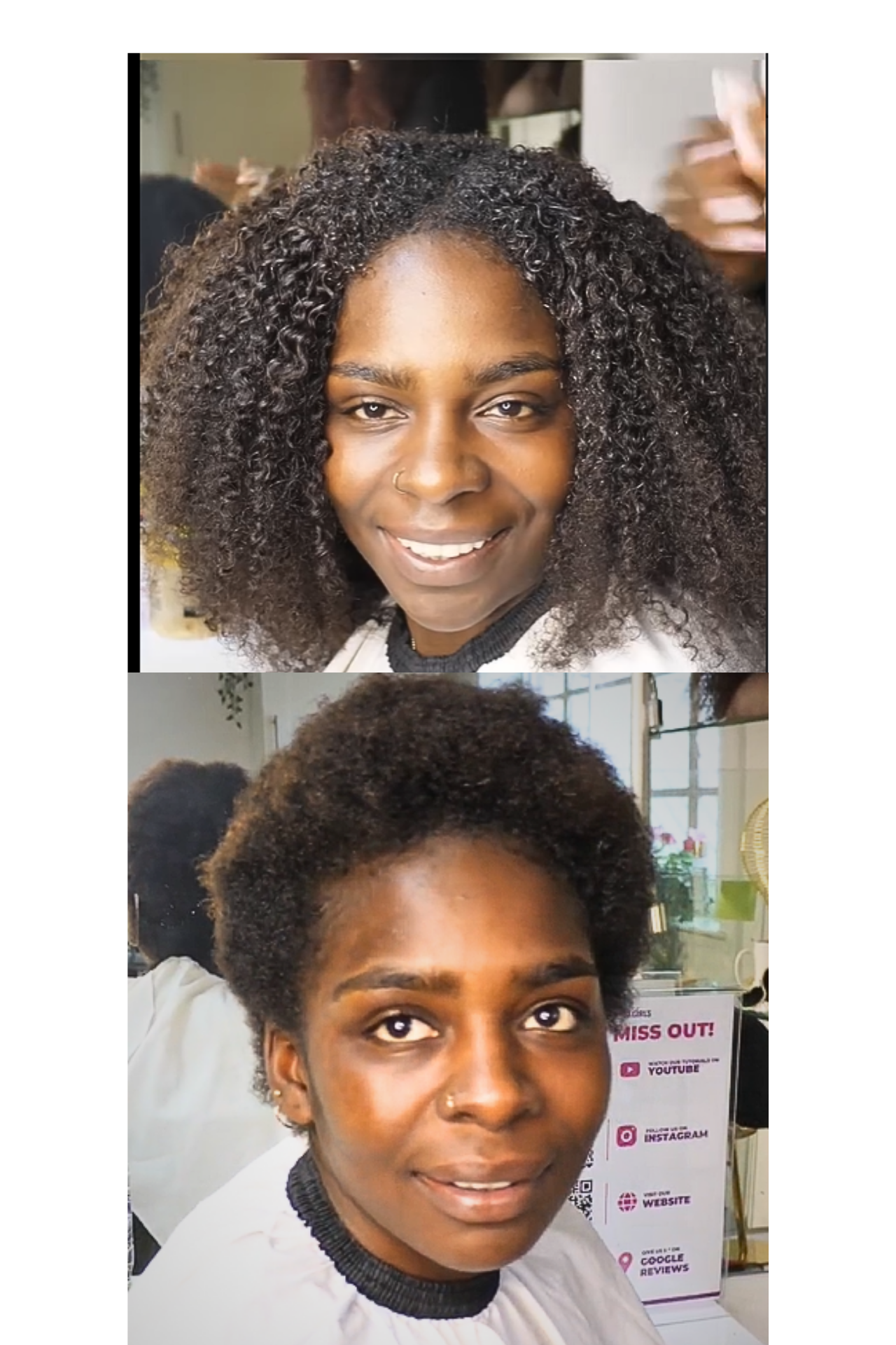 Curly Microlinks (I-tip) Extensions- Kinky Curly Straight Coarse Afro