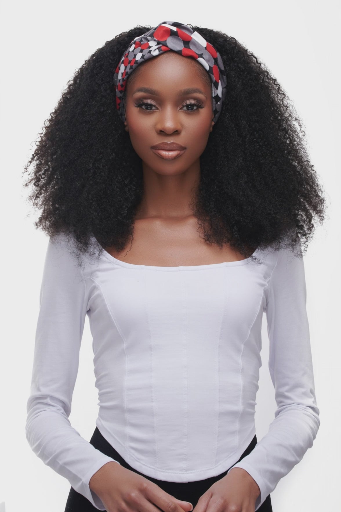 Kinky Curls Curly Headband Wig