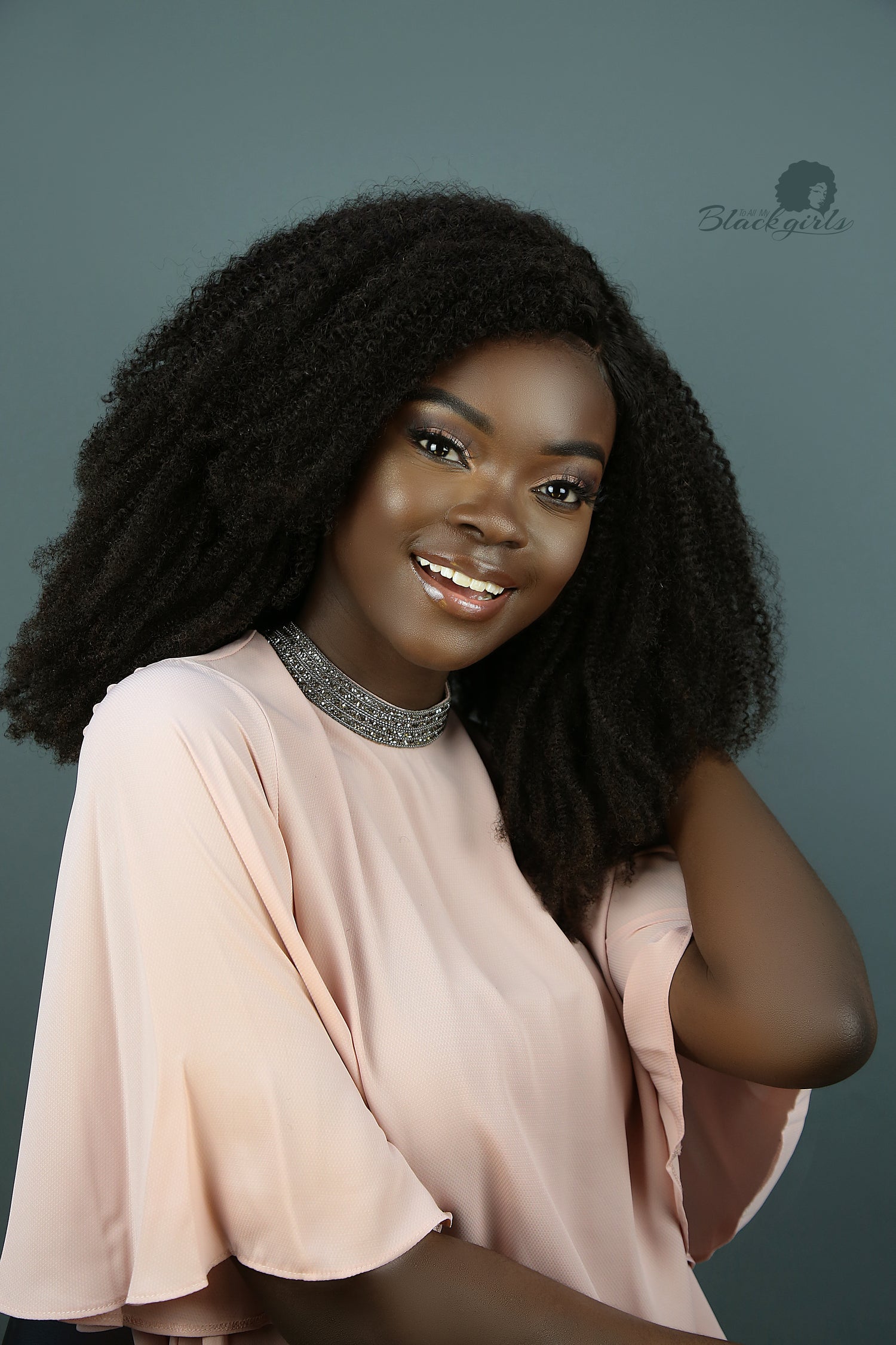 Kinky Coarse Afro Lace Front Glueless Wig 13x4/ 5x5