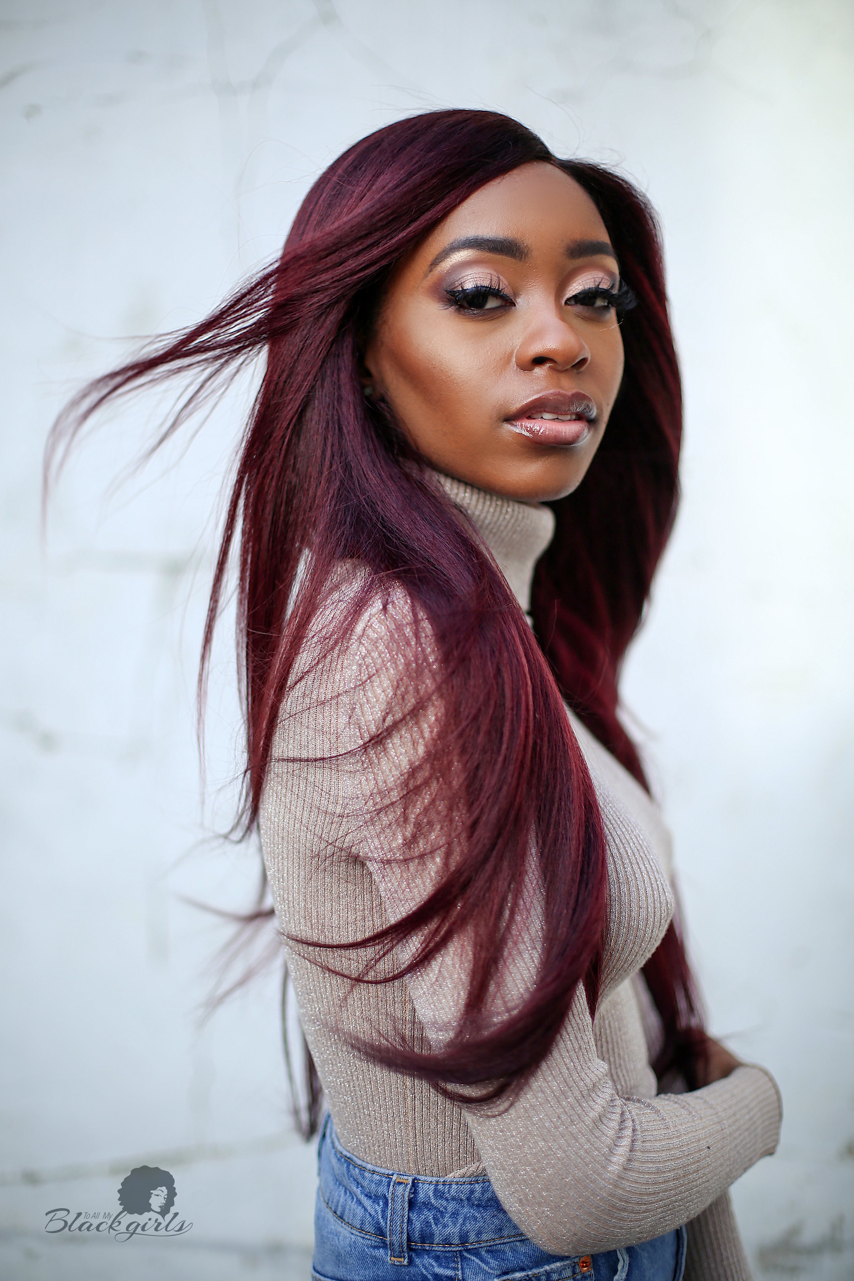 Kinky Straight Yaki Lace Front Glueless Wig 13x4/ 5x5