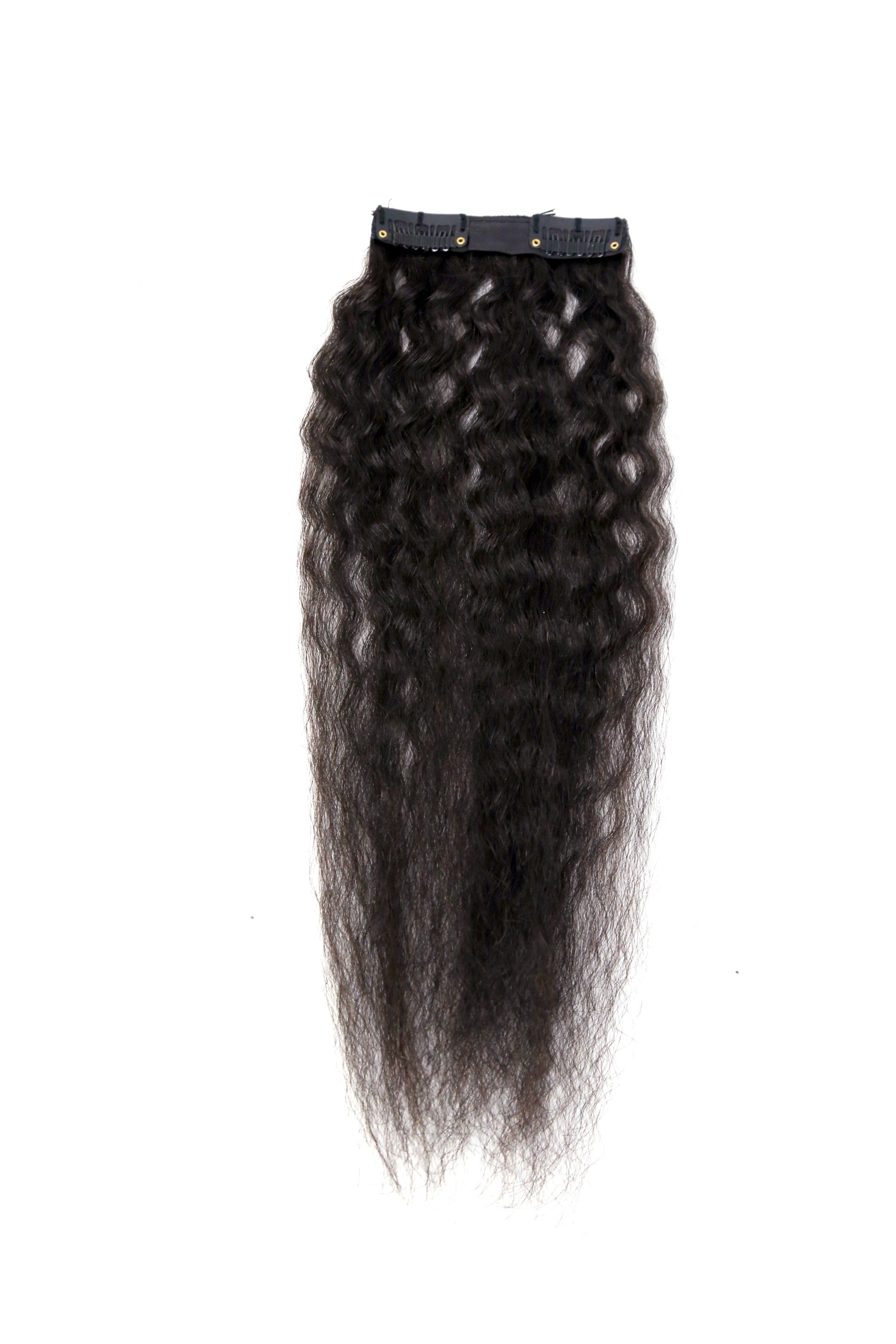 Natural Hair Extensions Samples (x4) Curly Coarse Yaki & Wavy