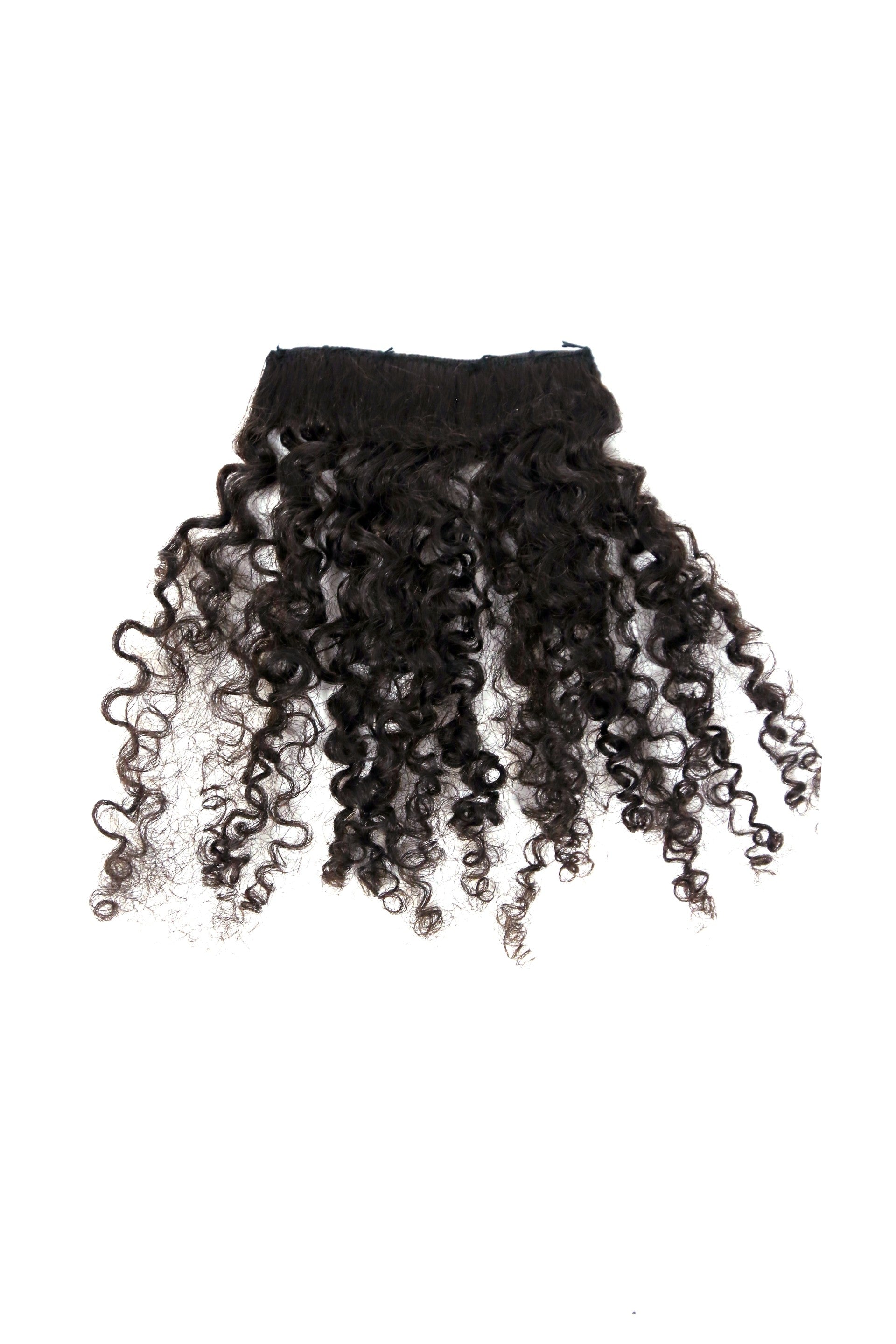Natural Hair Extensions Samples (x4) Curly Coarse Yaki & Wavy
