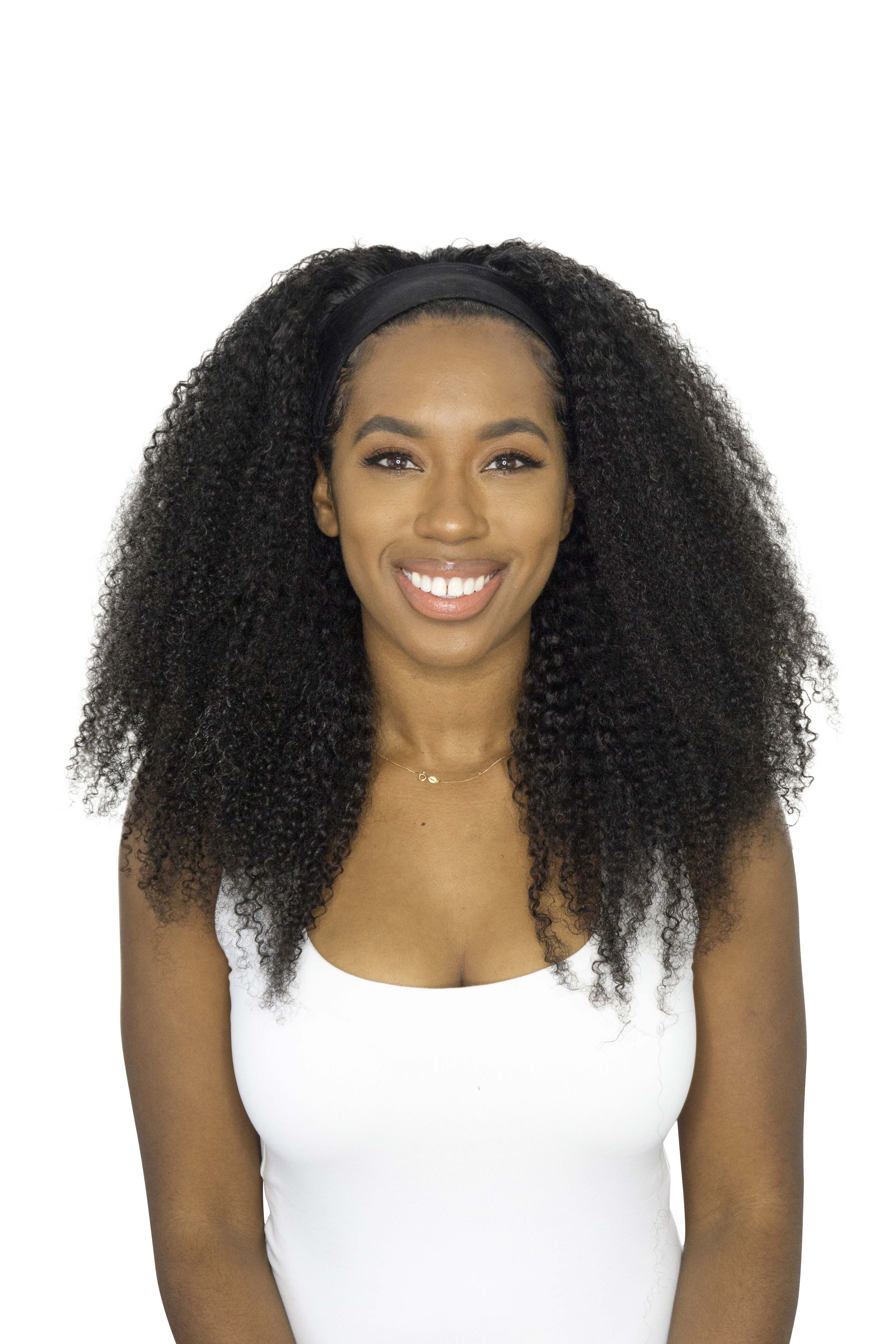 Kinky Curls Curly Headband Wig
