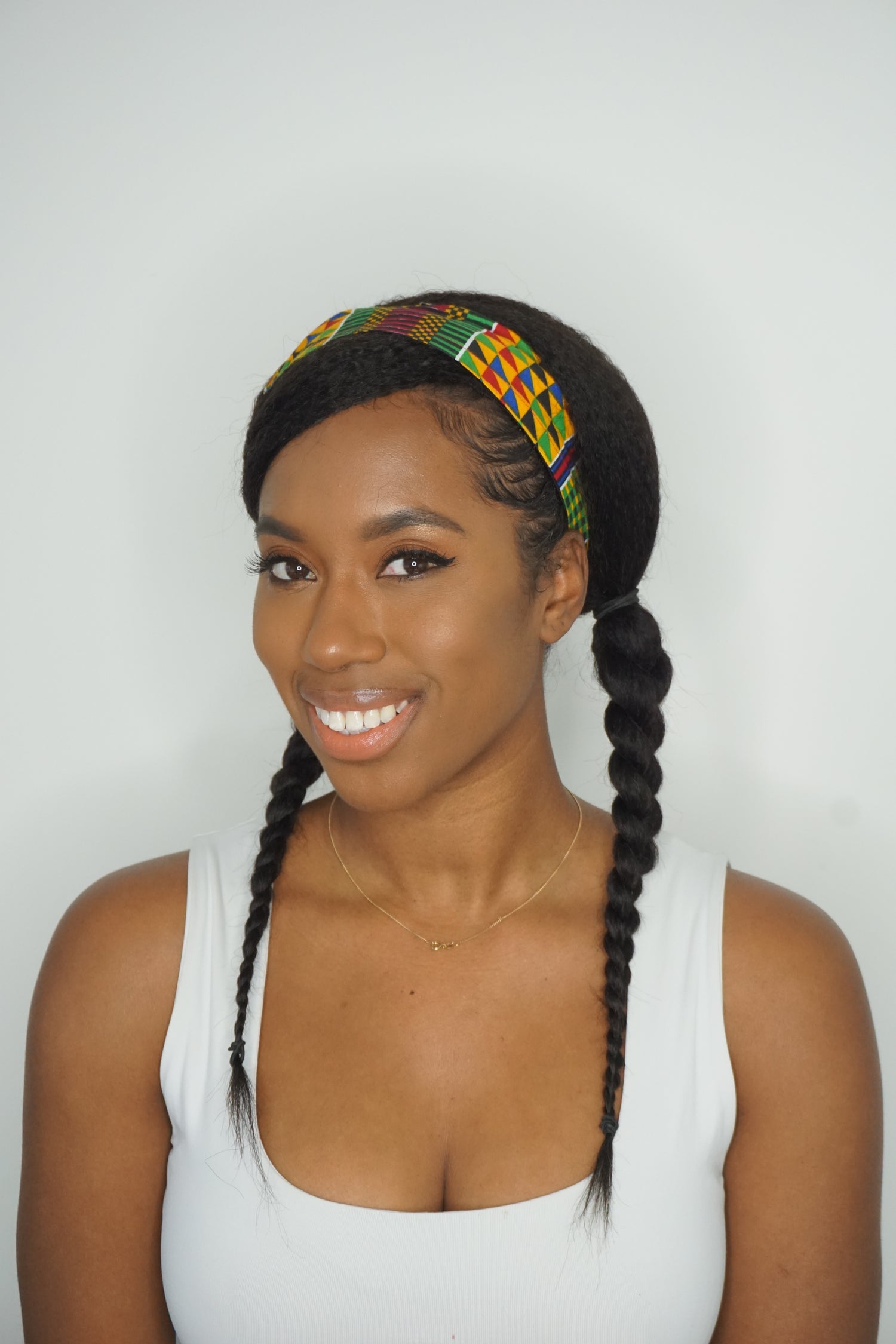 Kinky Straight Yaki Headband Wig
