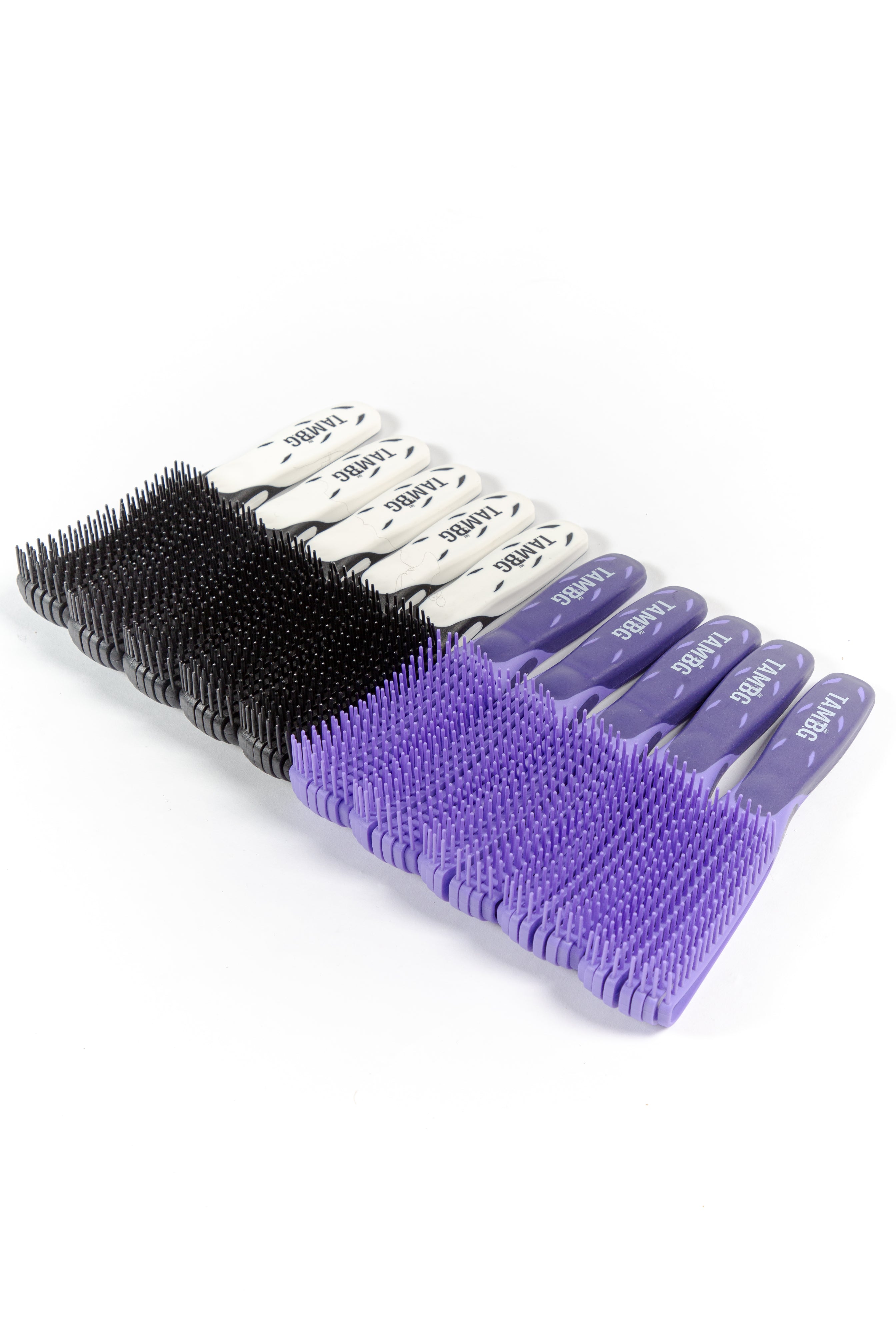 Detangler brush for thick Afro kinky curly hair