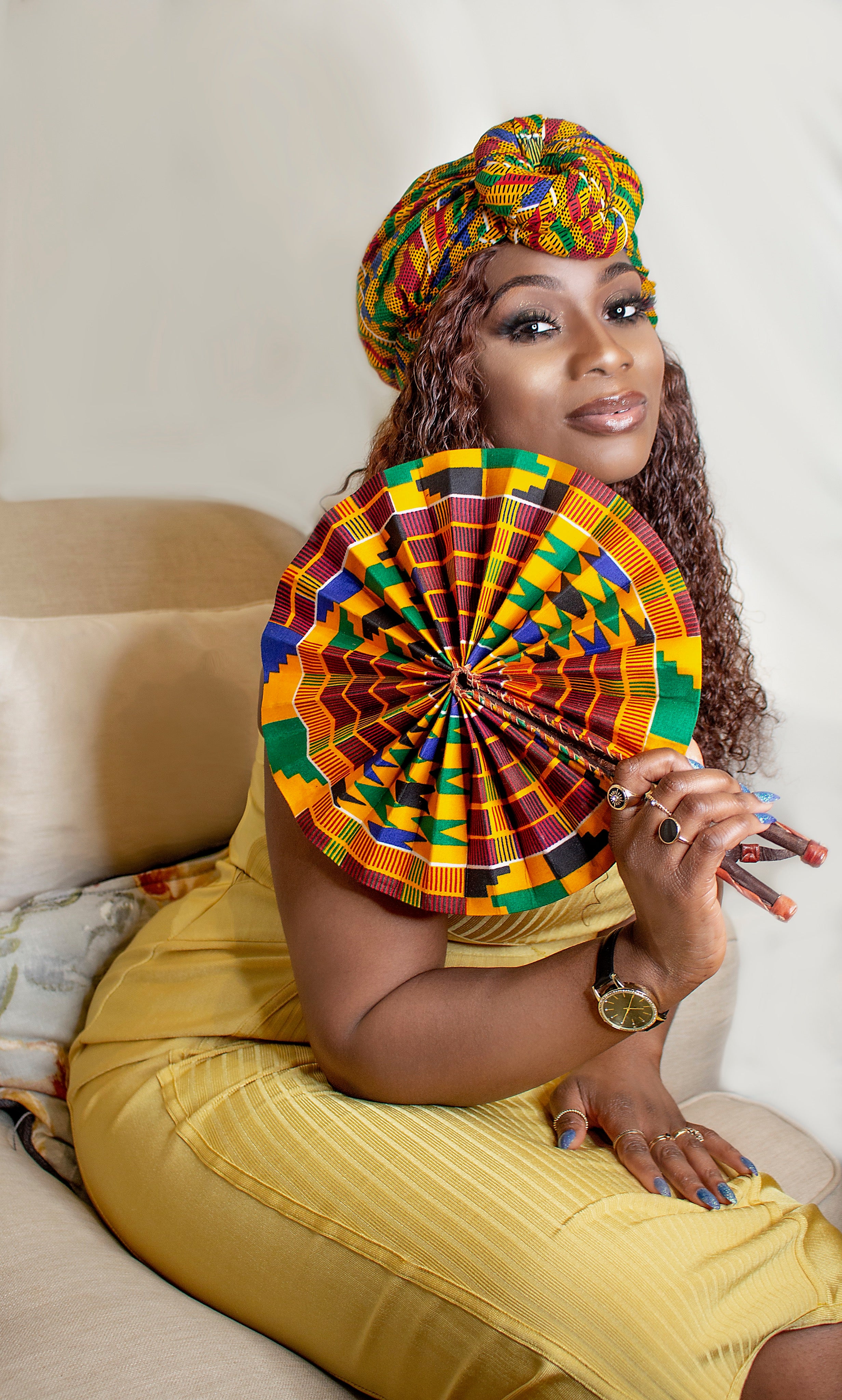 Kente/Ankara fan