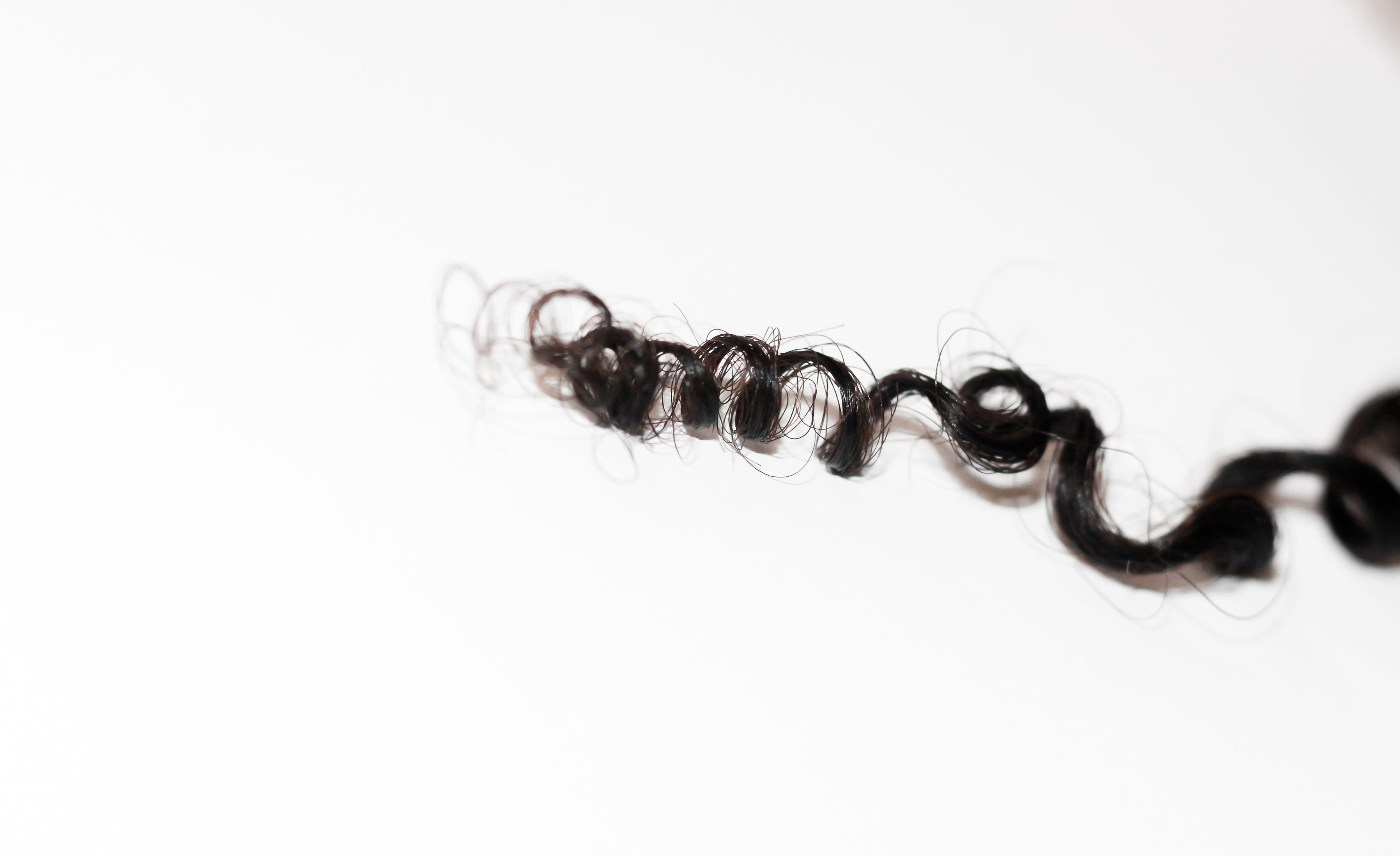 Natural Hair Extensions Samples (x4) Curly Coarse Yaki & Wavy