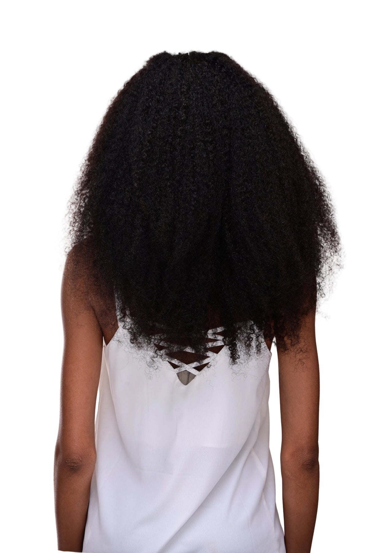Kinky Curls Curly U/V-Part Wig
