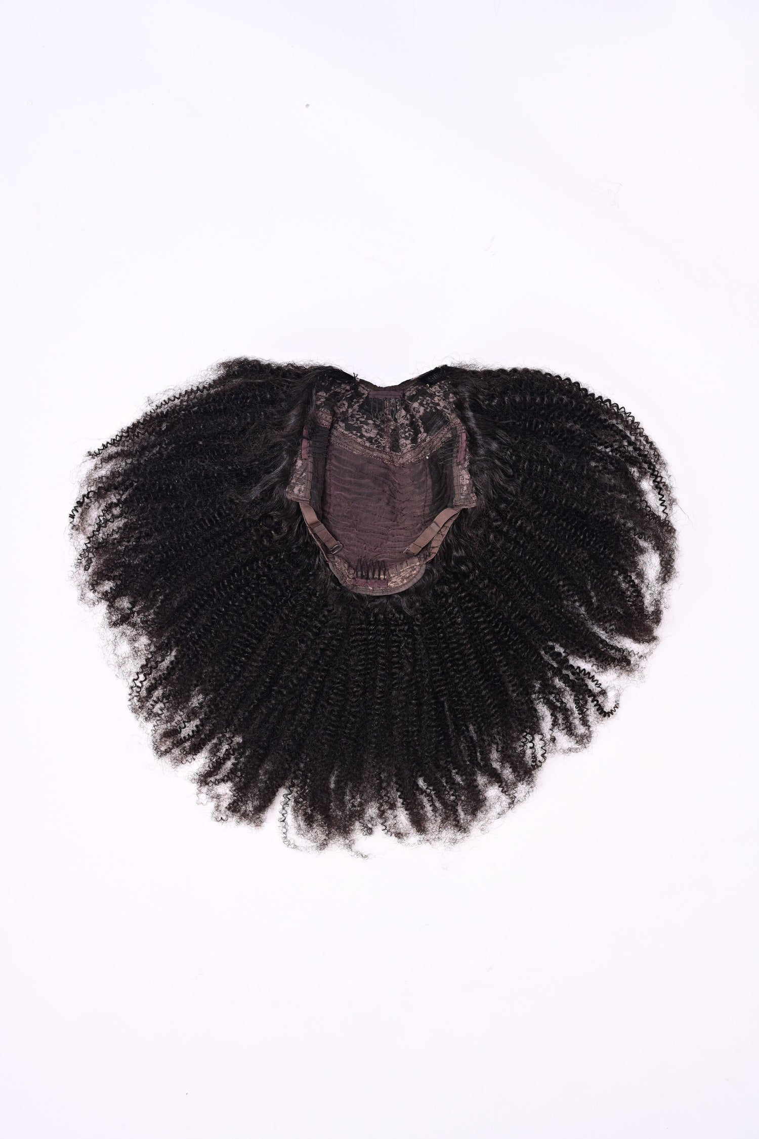 Kinky Coarse Afro U/V-Part Wig