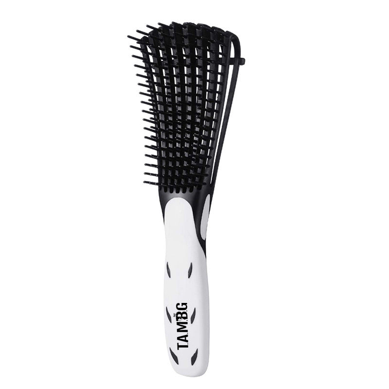 Black afro natural hair detangling brush