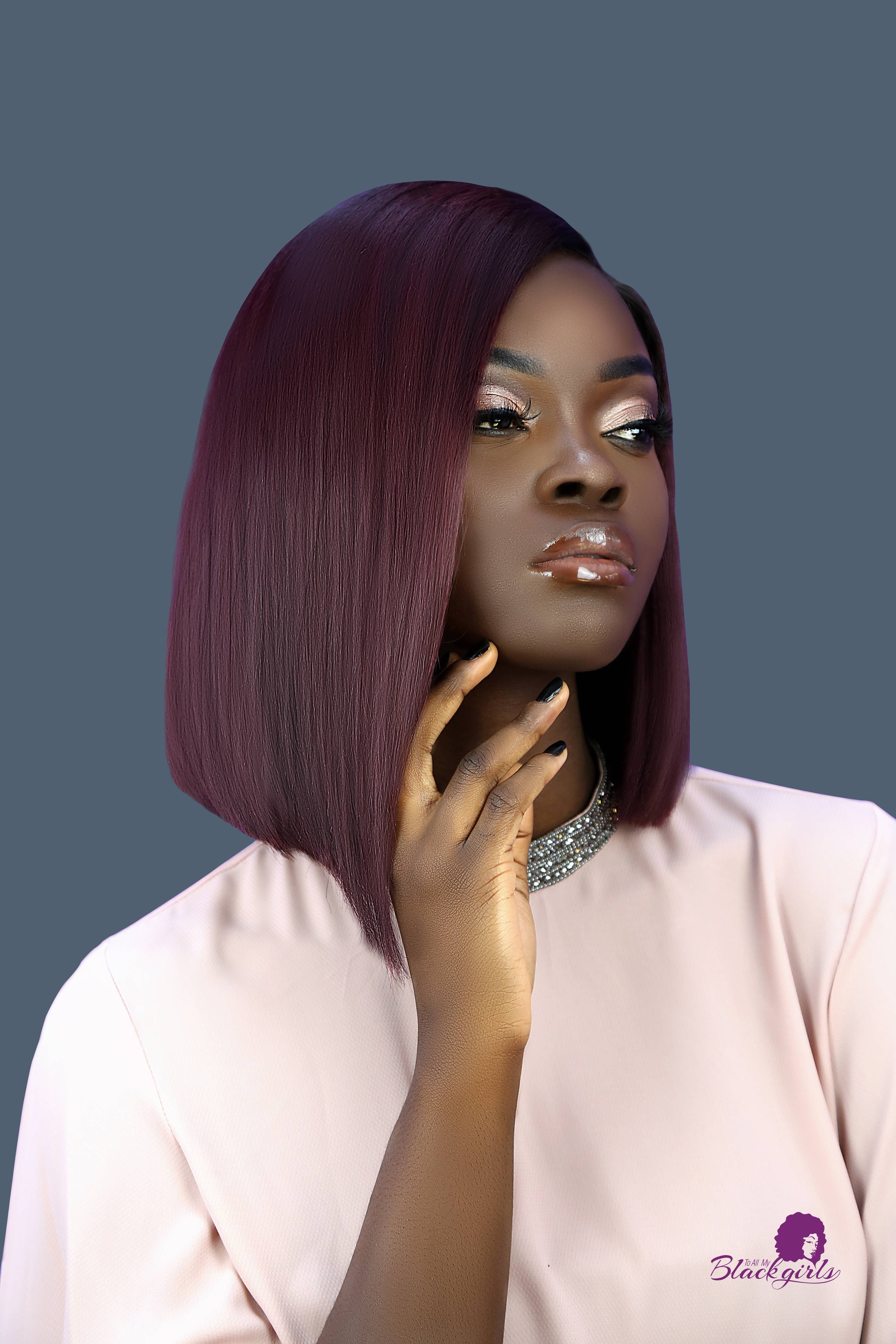 Kinky Straight Yaki Lace Front Glueless Wig 13x4/ 5x5