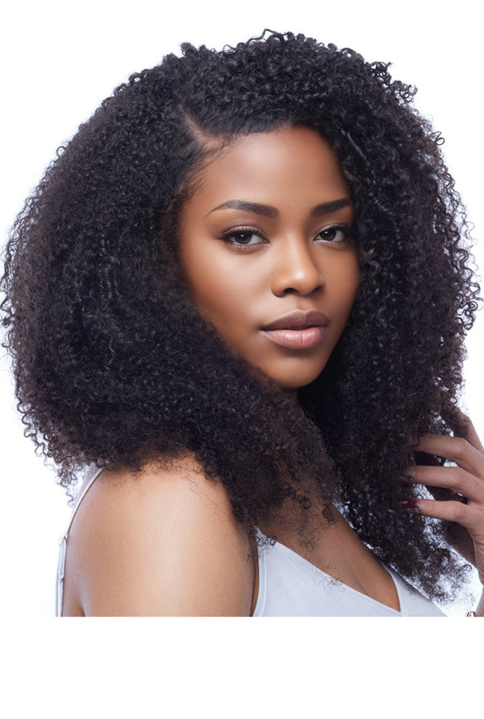 a black woman with microlinks extensions