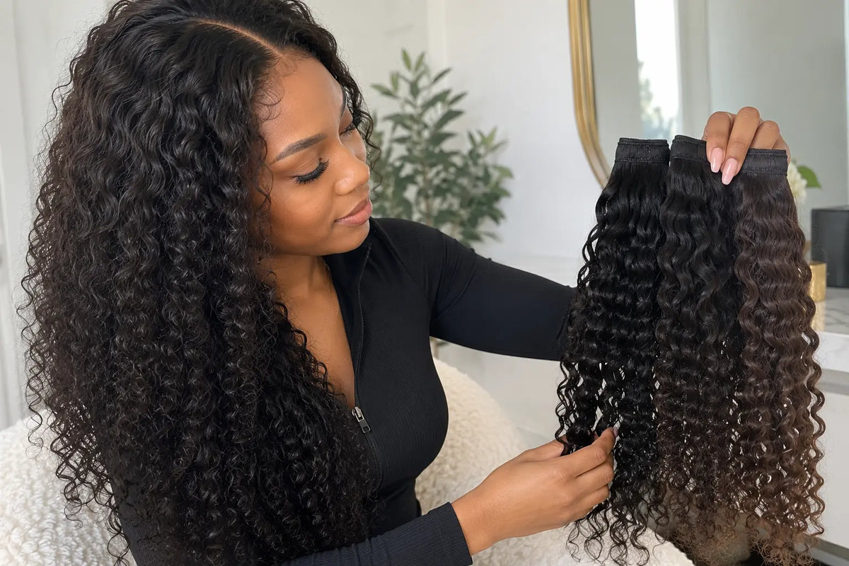 How to Match Extension Colour to Dark Hair: Natural Black vs 1B vs #2