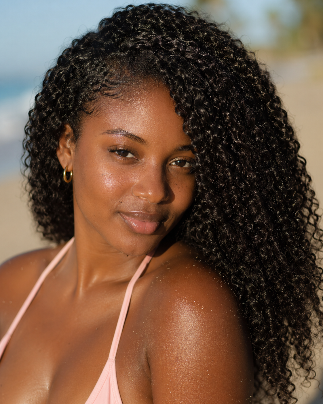 Can You Swim With Hair Extensions? How to Protect Your Curls In Water