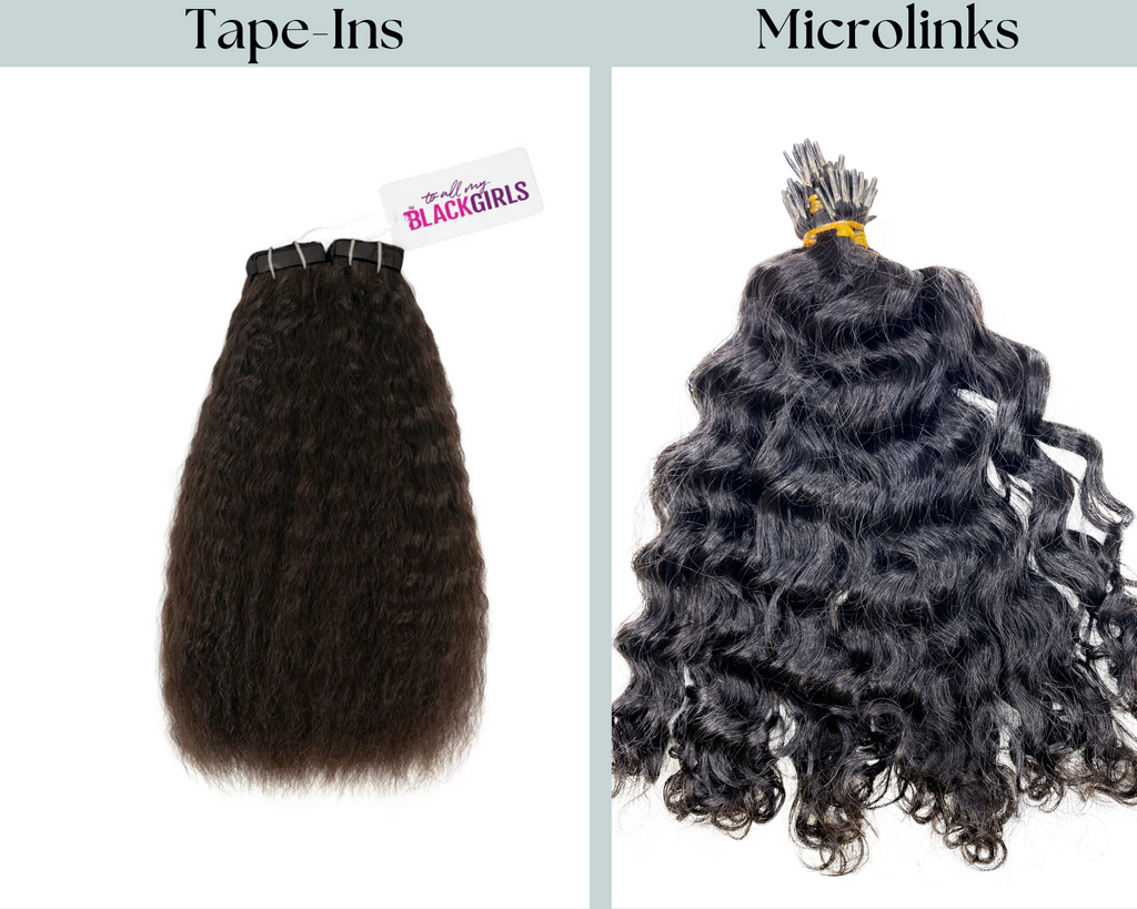 Microlinks Vs Tape-Ins–Which Is Better For Curly Hair