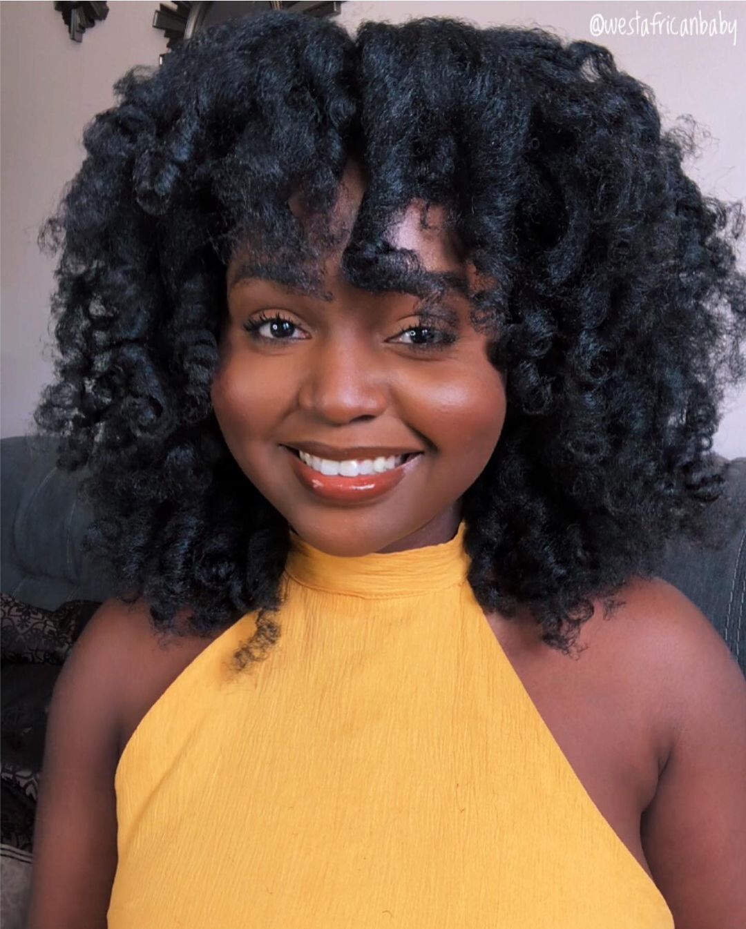 black girl with natural hair