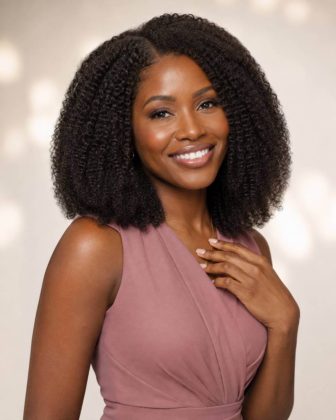 Curly Tape-In Hair Extensions – Natural Kinky, Afro, Coily, Yaki Textures