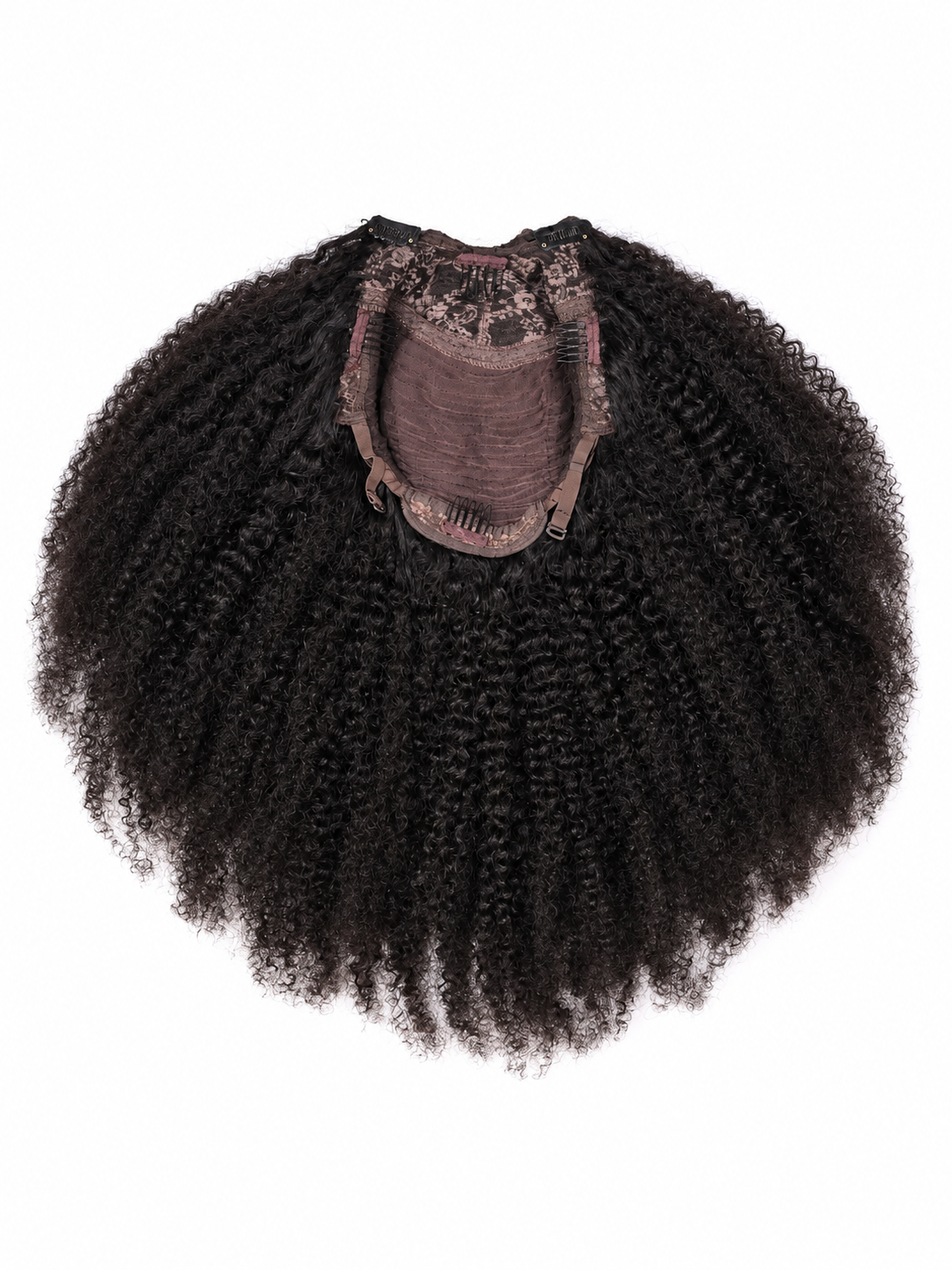 Kinky Curls Curly U/V-Part Wig