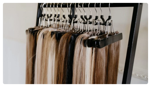 Hang hair to naturally dry