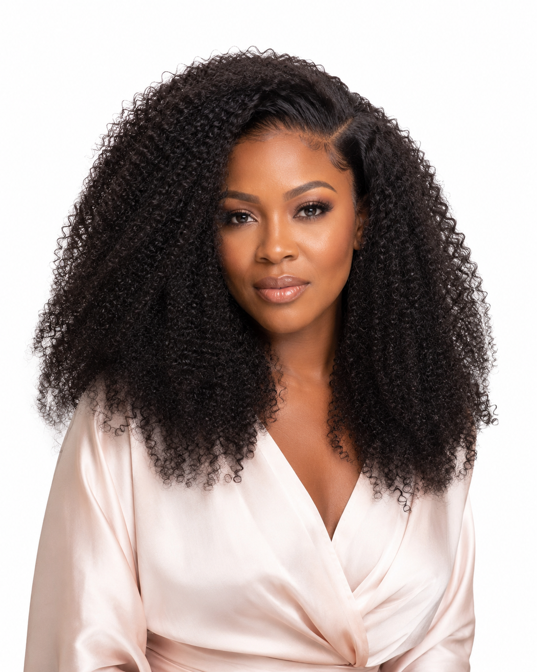 Kinky Coarse Afro Lace Front Glueless Wig 13x4/ 5x5