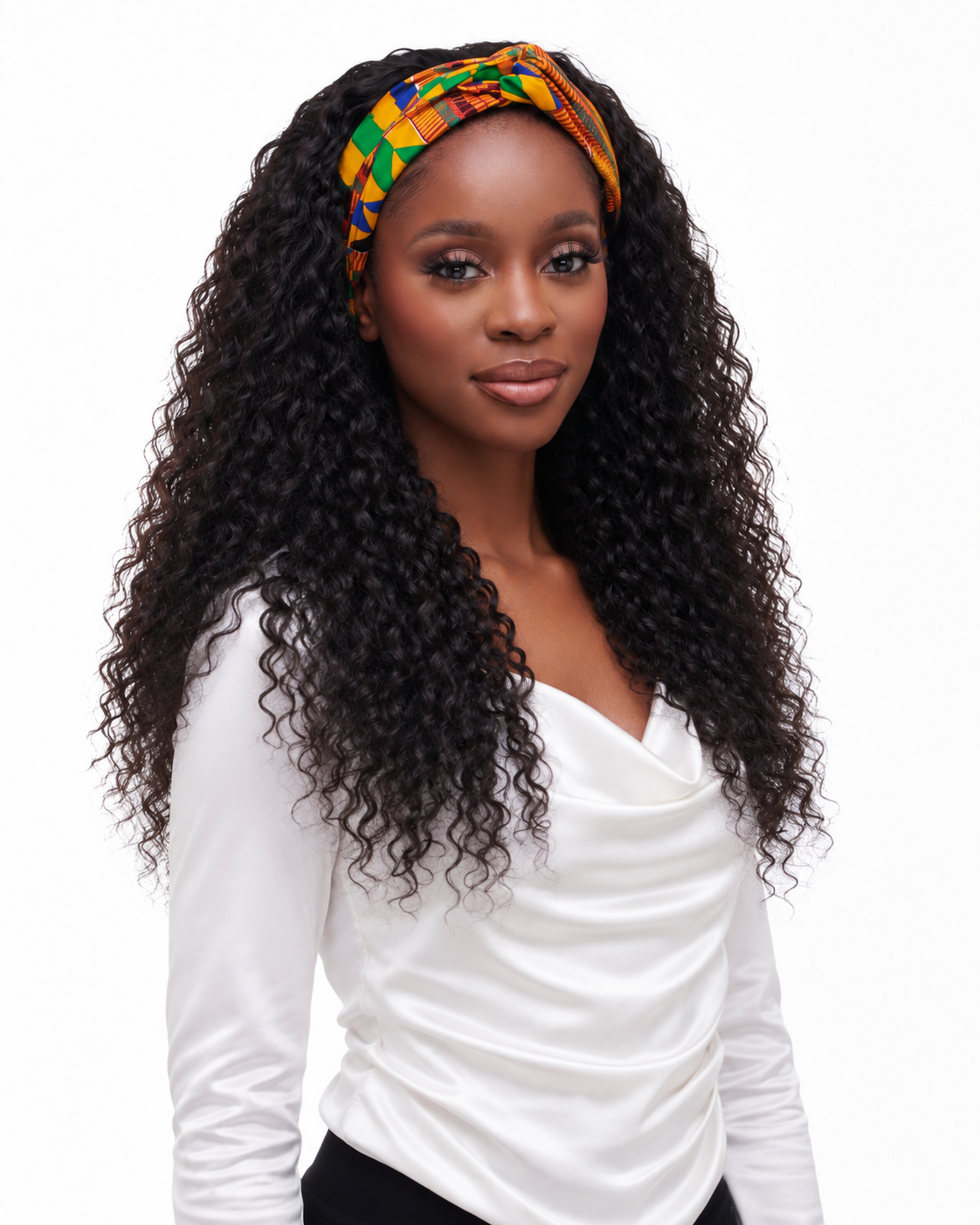 Brazilian Curly Wavy Headband Wig