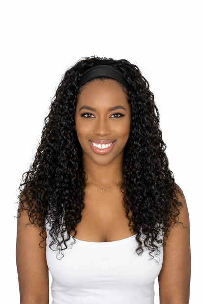 Brazilian Curly Wavy Headband Wig