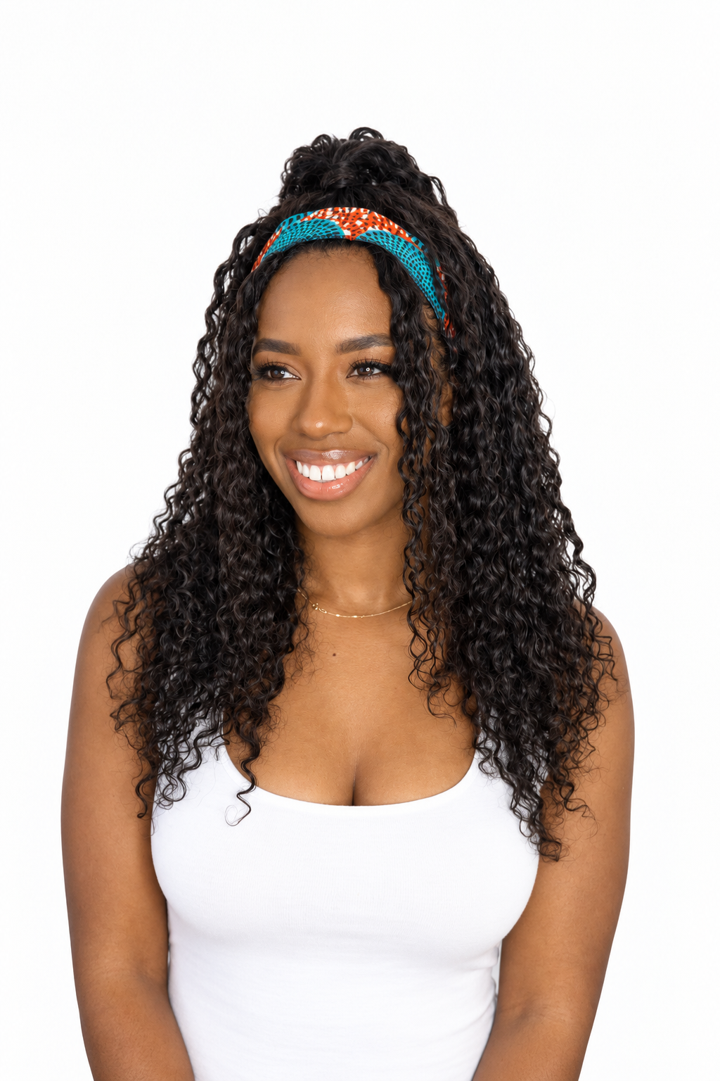Brazilian Curly Wavy Headband Wig