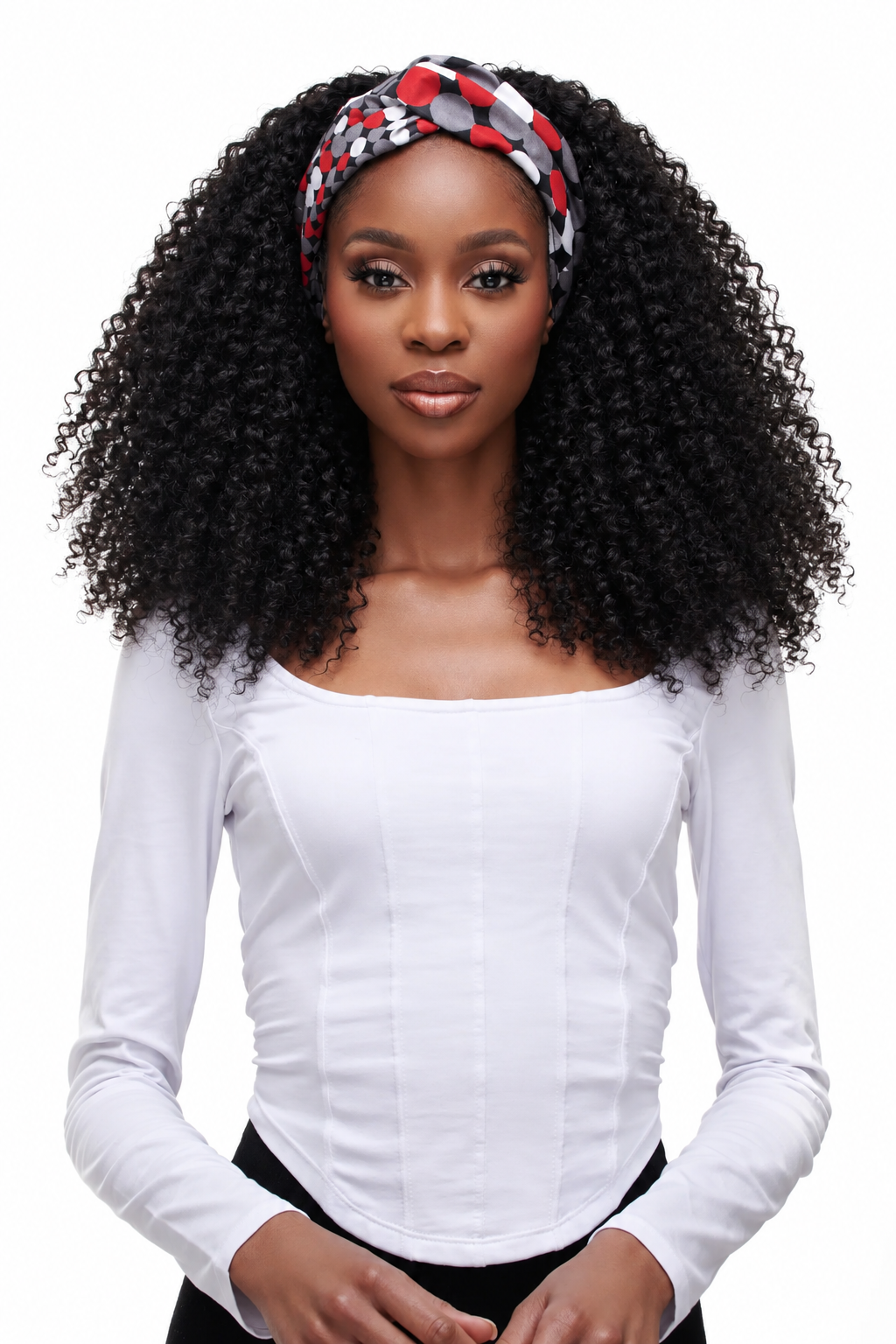 Kinky Curls Curly Headband Wig