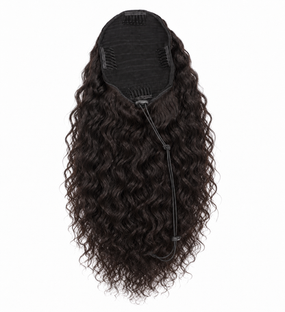 Brazilian Curly Wavy Drawstring Ponytail