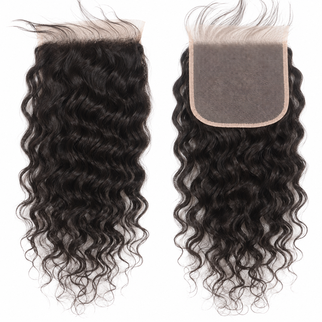 Brazilian Curly Wavy Lace Closure &amp; Frontal