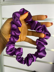 Double-sided High quality Adjustable Satin Bonnet & Scrunchies