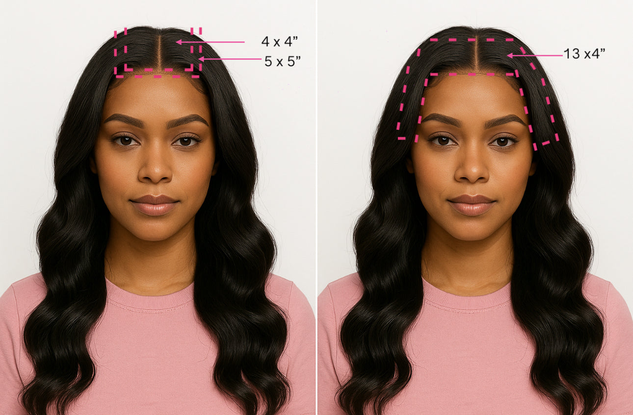 Kinky Curls Curly Lace Closure &amp; Frontal