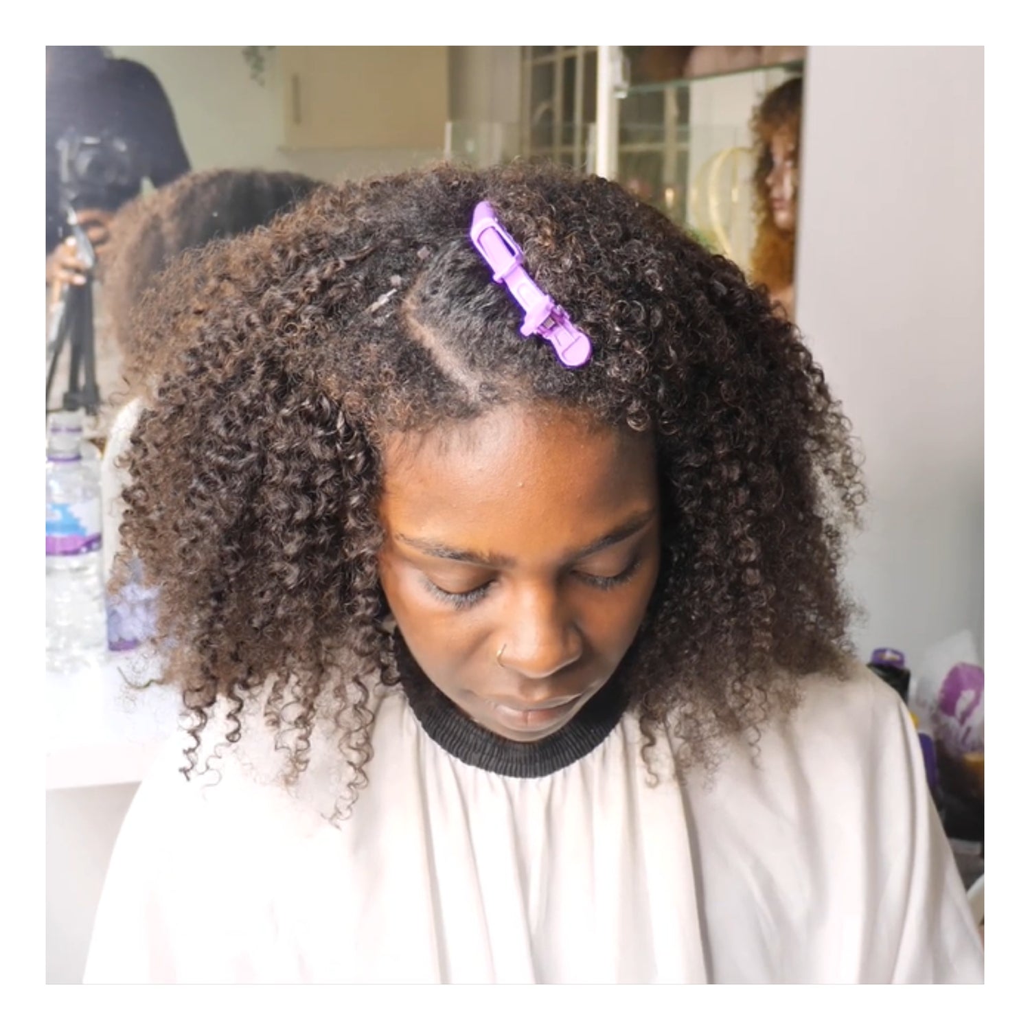 Curly Microlinks (I-tip) Extensions- Kinky Curly Straight Coarse Afro