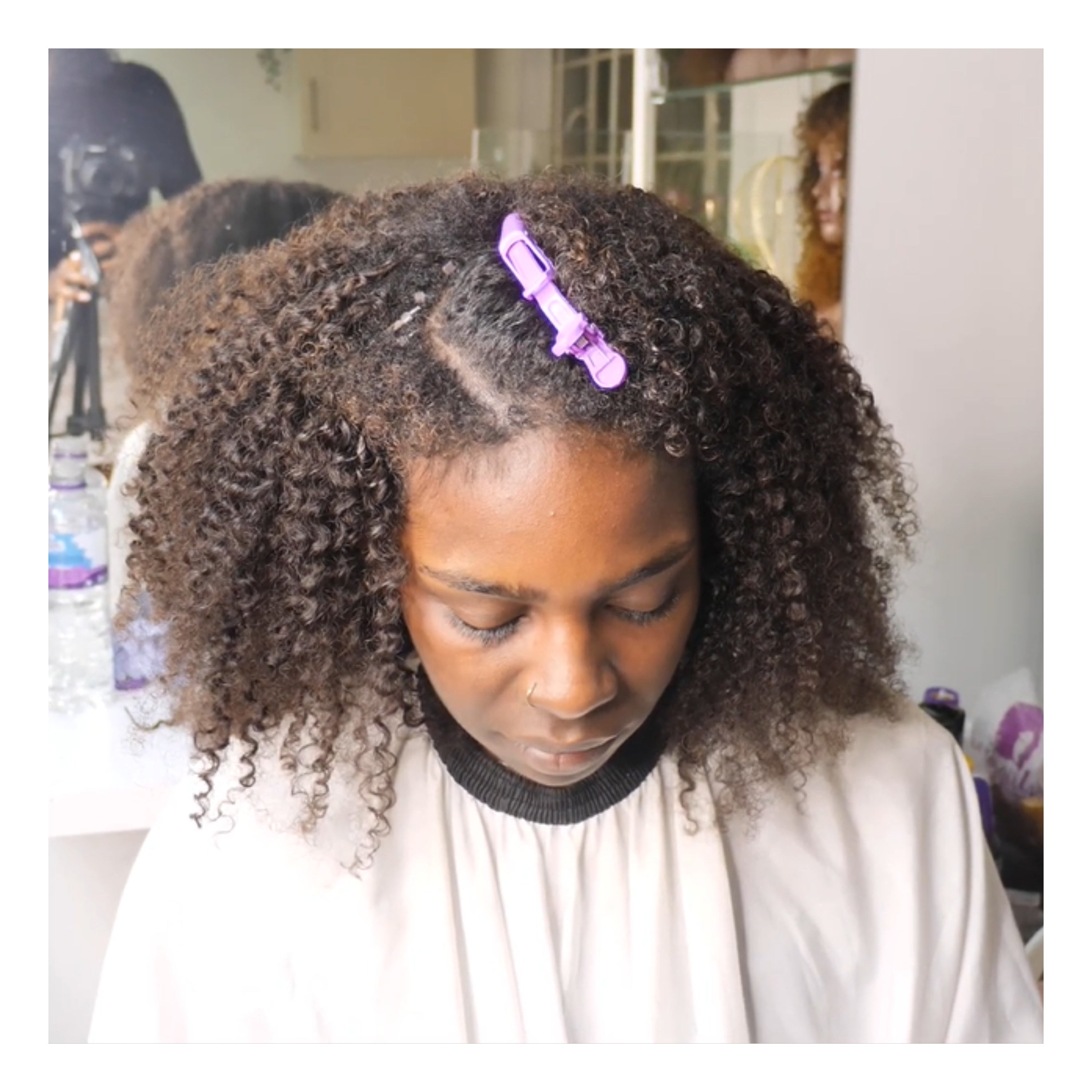 Curly Microlinks (I-tip) Extensions- Kinky Curly Straight Coarse Afro
