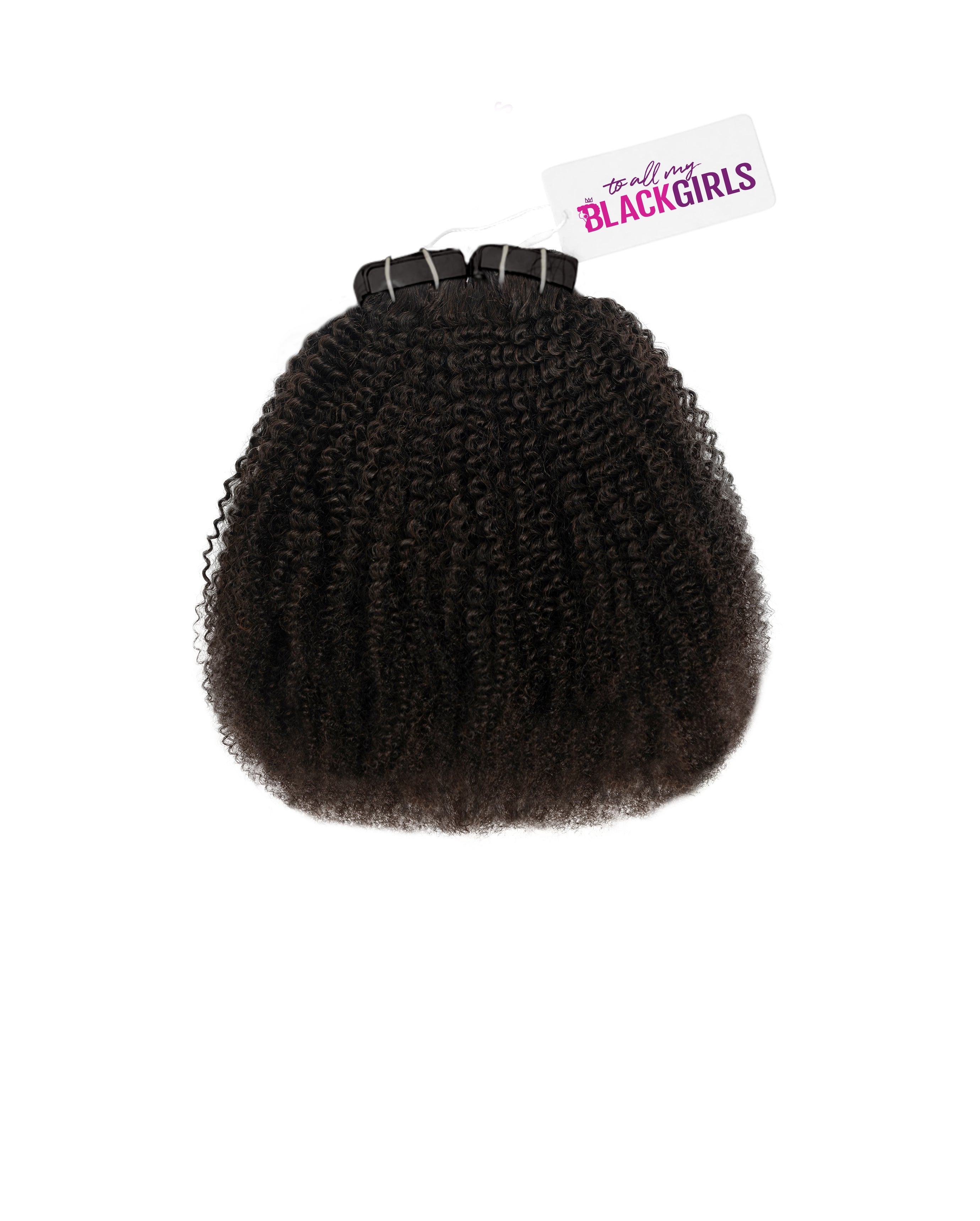 Curly Tape-In Hair Extensions – Natural Kinky, Afro, Coily, Yaki Textures