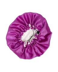 Double-sided High quality Adjustable Satin Bonnet & Scrunchies