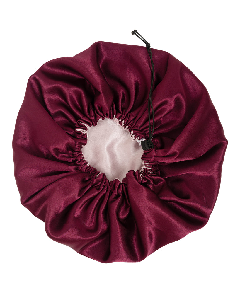 Double-sided High quality Adjustable Satin Bonnet & Scrunchies
