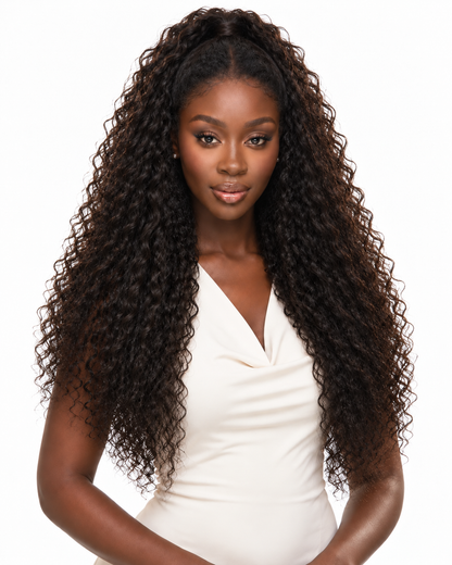 Brazilian Curly Wavy Lace Front/ Glueless Wig 13x4 / 5x5