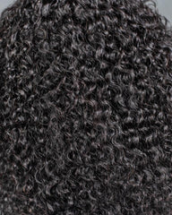 Brazilian curly human hair U-part wig