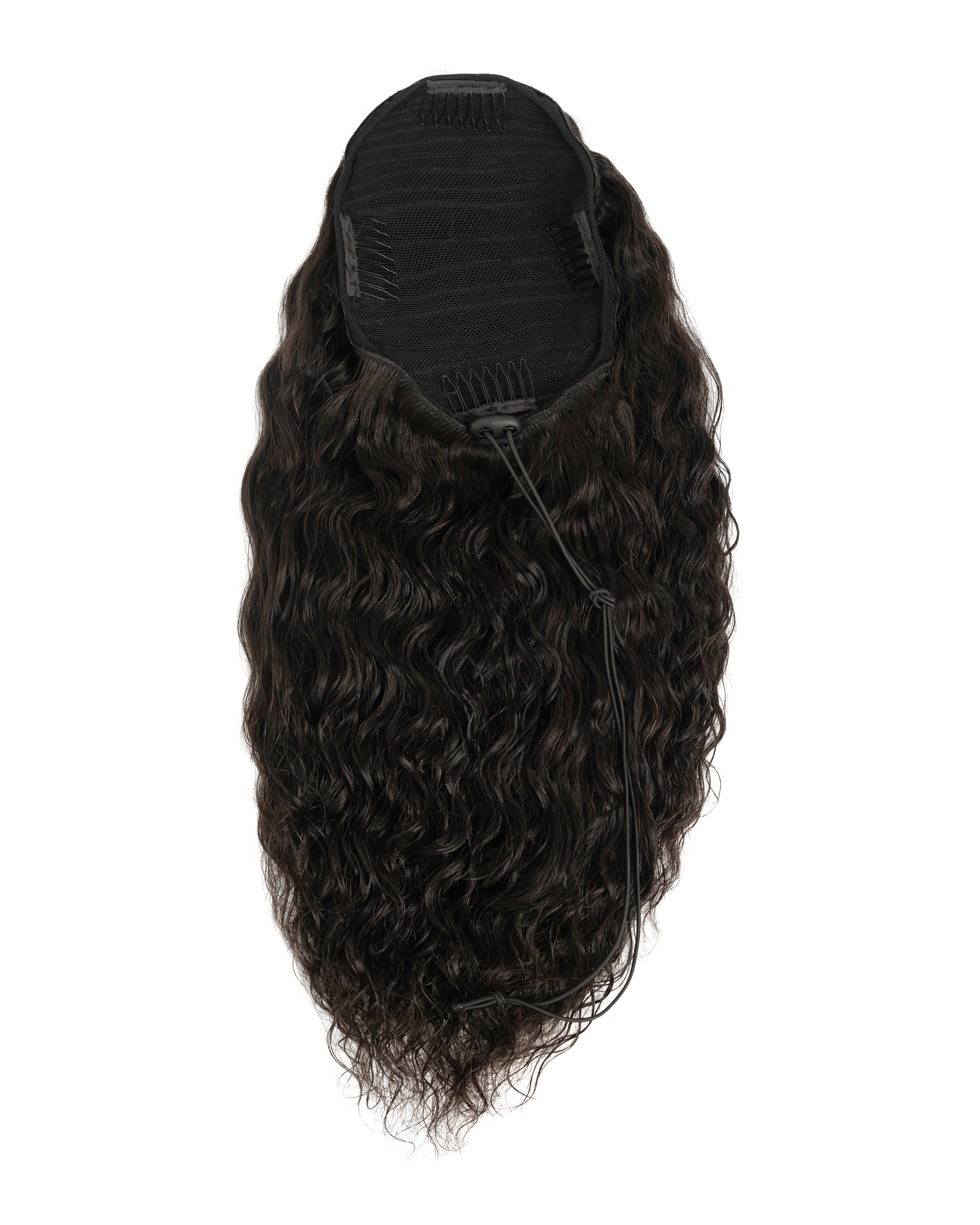 Brazilian Curly Wavy Drawstring Ponytail