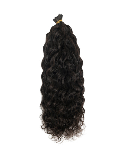 Curly Microlinks (I-tip) Hair Extensions- Natural Kinky, Curly, Coily, Coarse, Yaki &amp; Afro