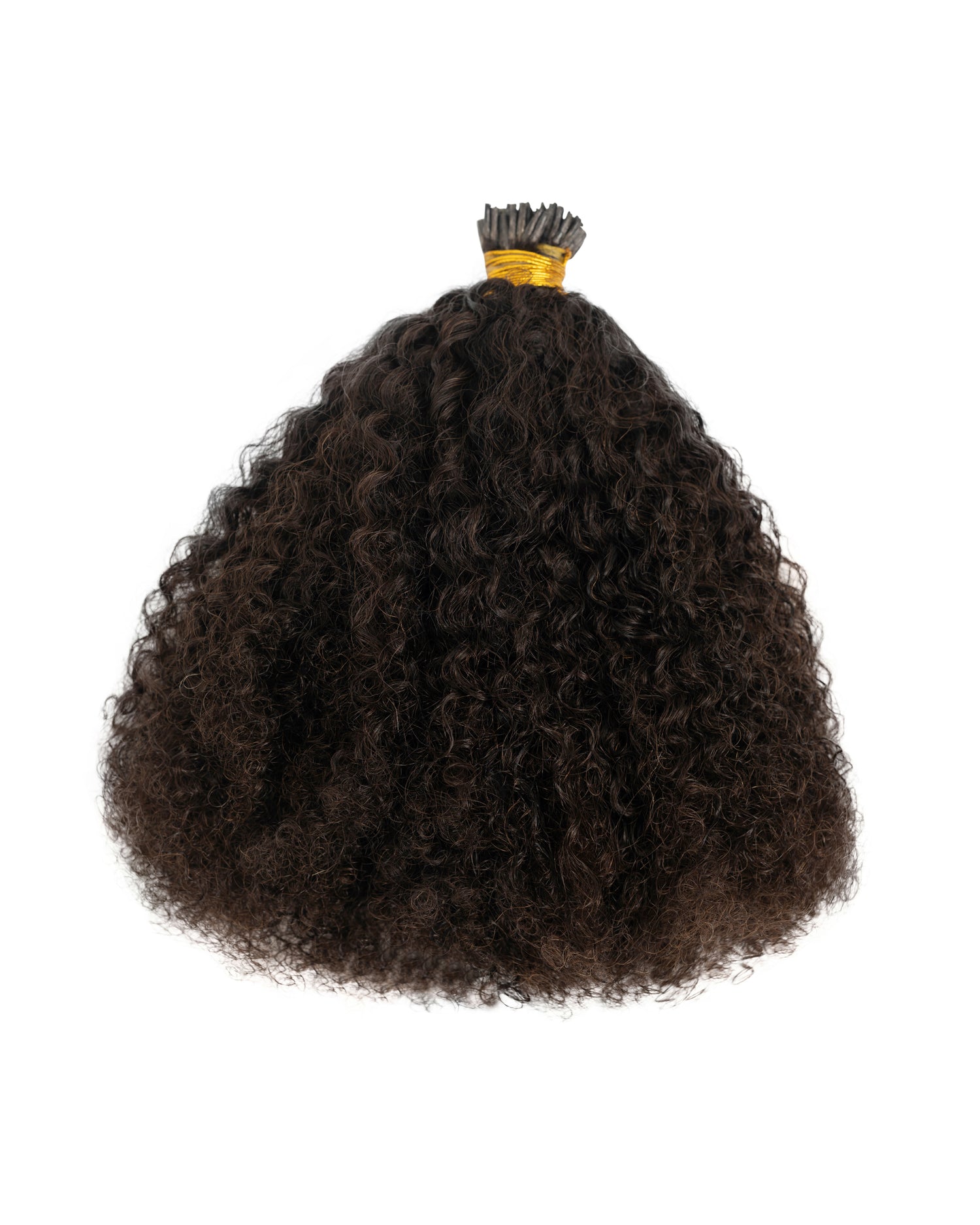 Curly Microlinks (I-tip) Hair Extensions- Natural Kinky, Curly, Coily, Coarse, Yaki &amp; Afro