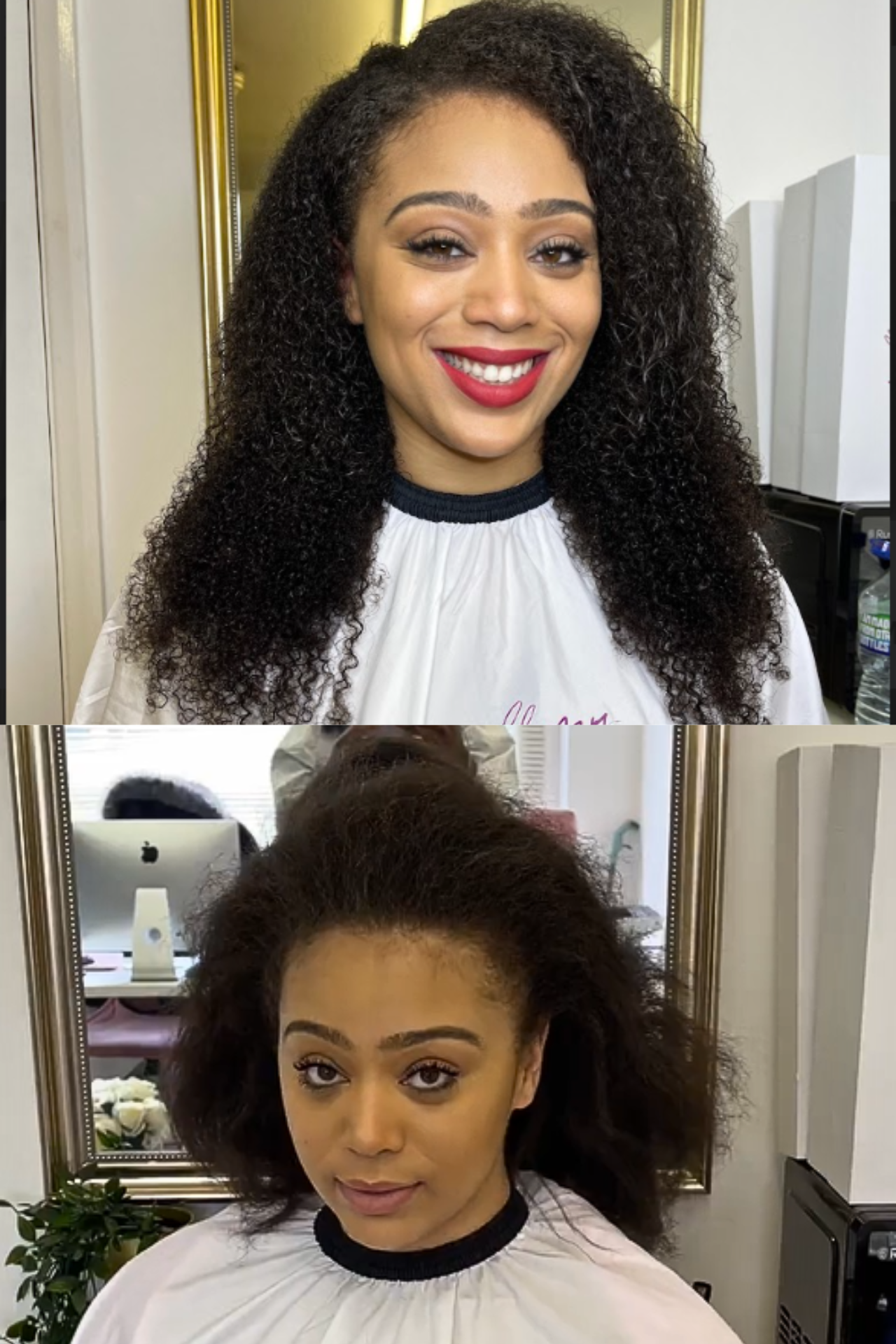 Curly Microlinks (I-tip) Extensions- Kinky Curly Straight Coarse Afro