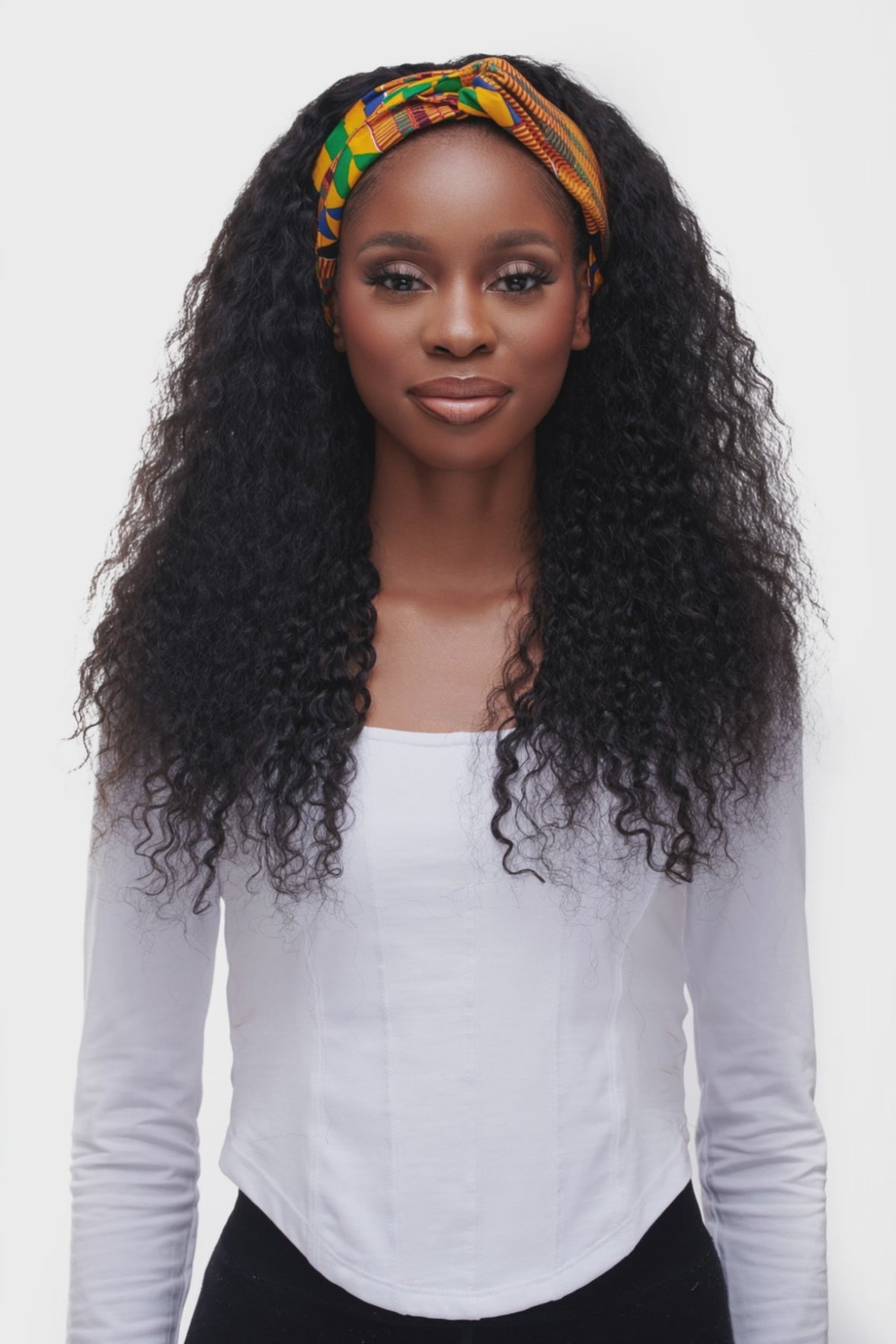 Brazilian Curly Wavy Headband Wig