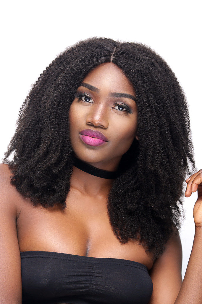 Kinky Coarse Wefts Bundles Weave Human Afro Natural Hair Bundle UK To All My Black Girls LTD